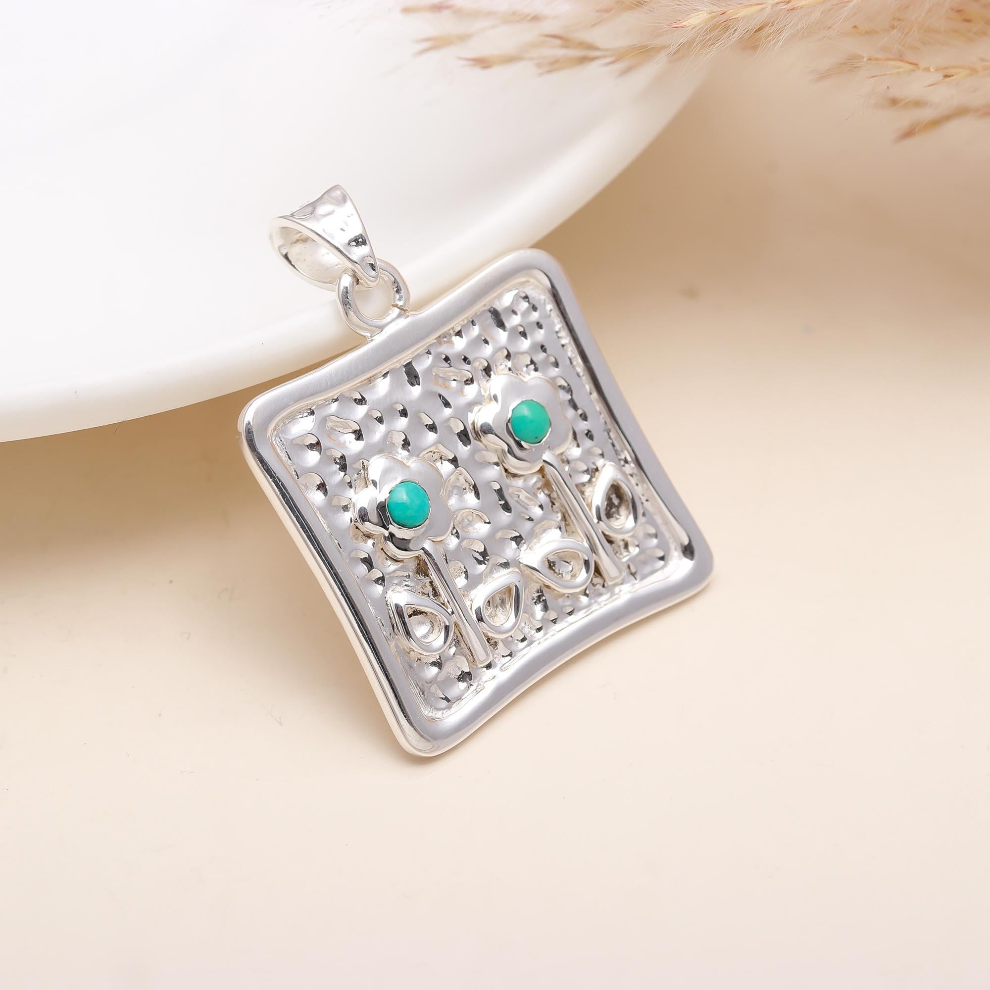 925 Silver Turquoise Pendant