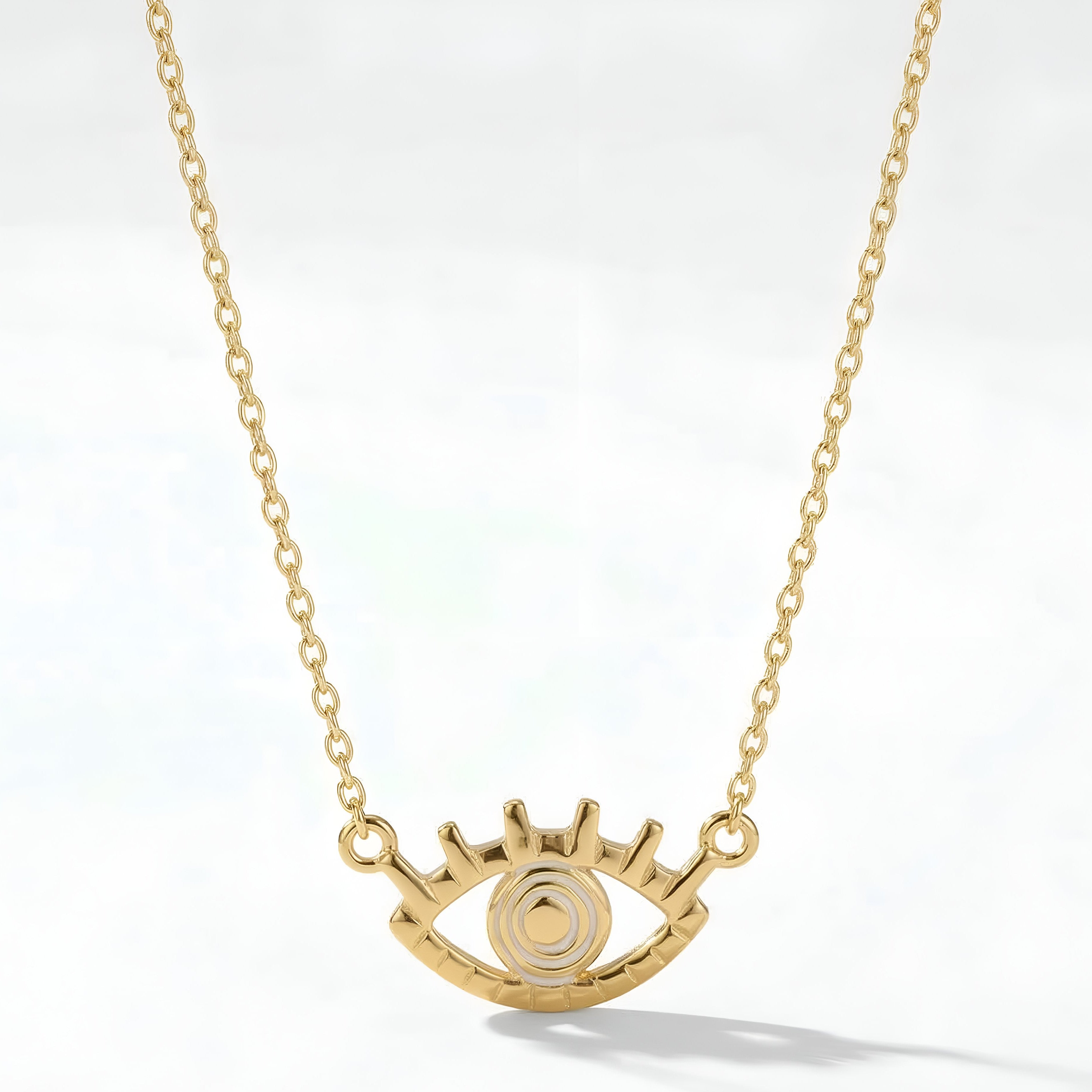 The Spiral Vision: Lash Eye Pendant Necklace