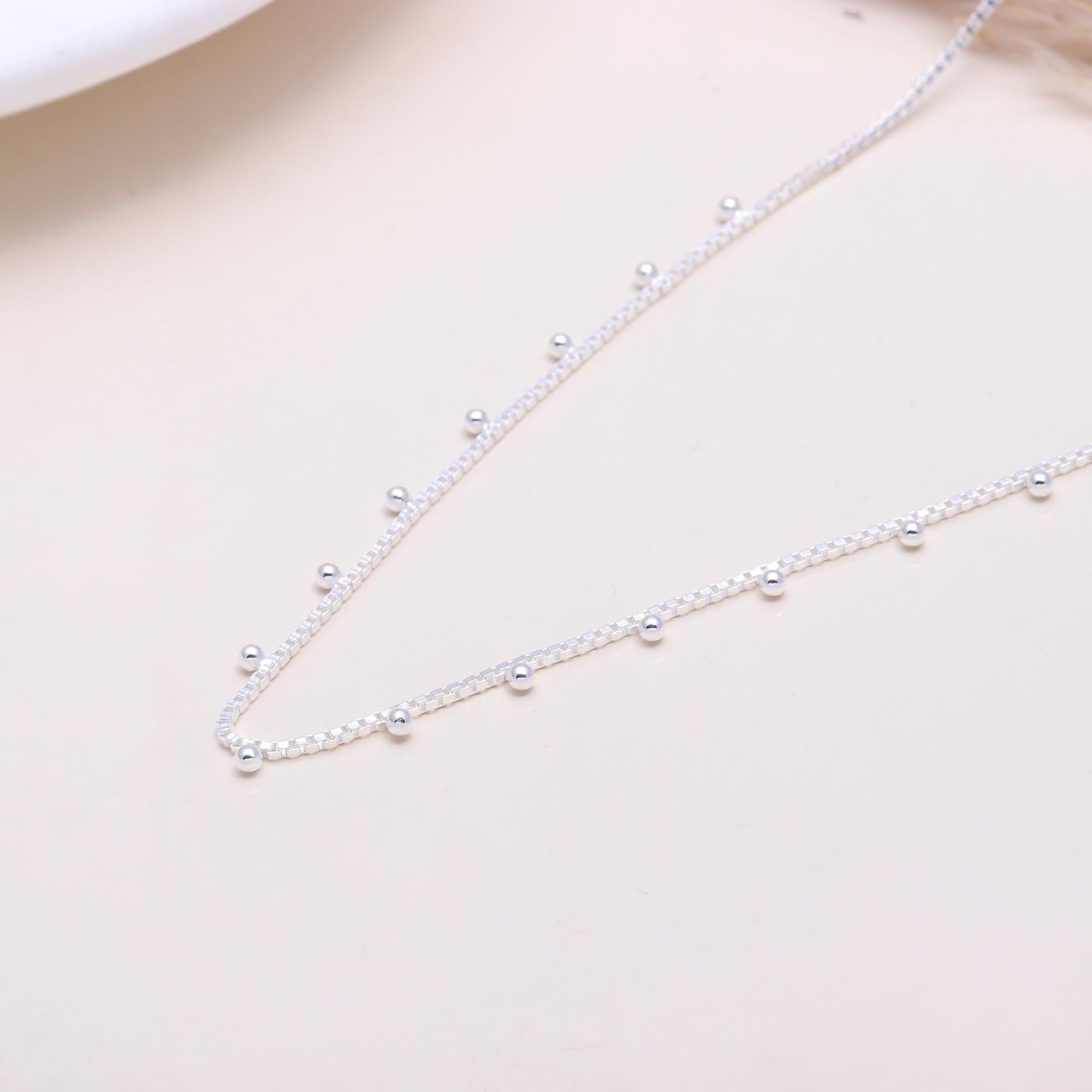 925 Silver Box Chain Necklace