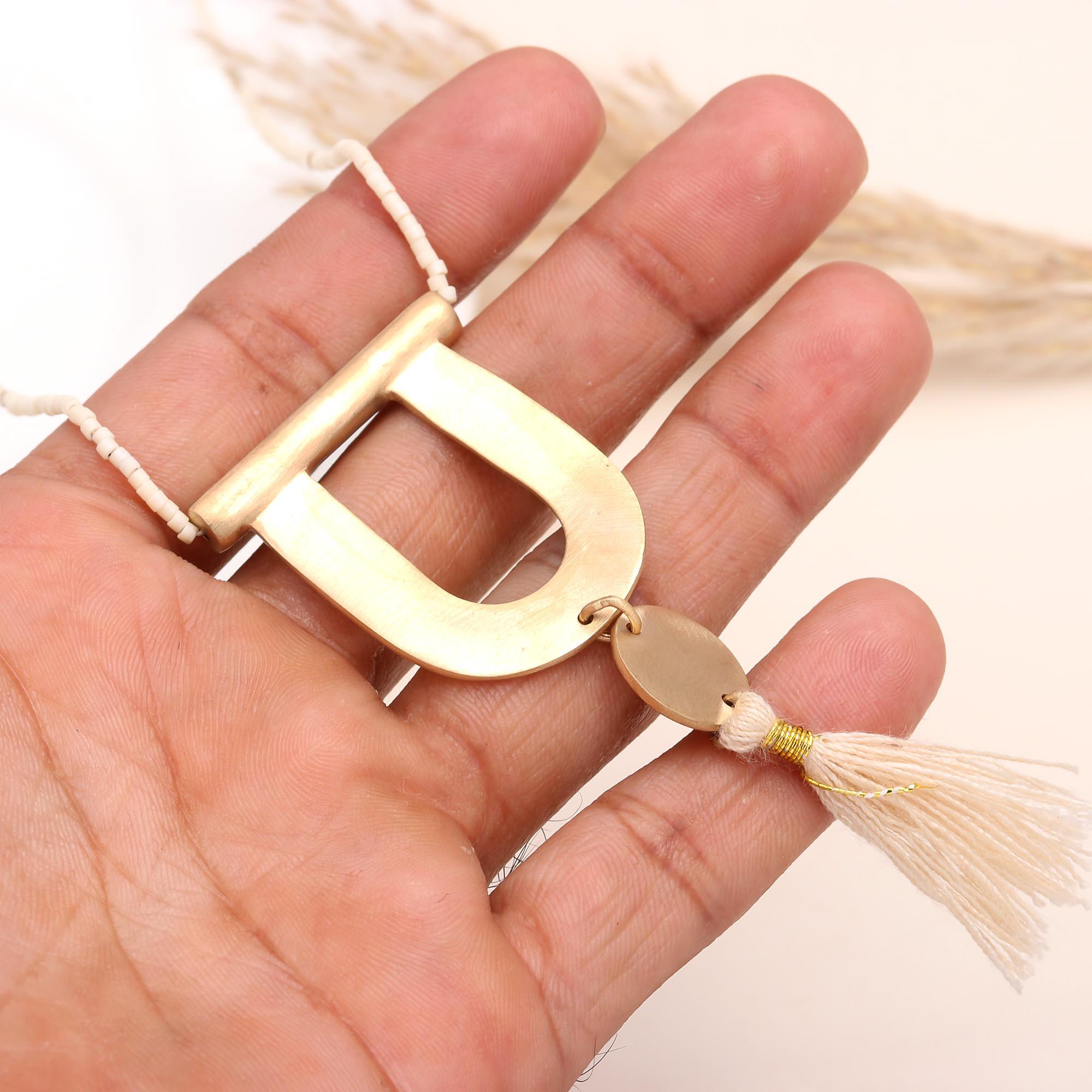 The Boho Portal: Gold Arch & Tassel Necklace