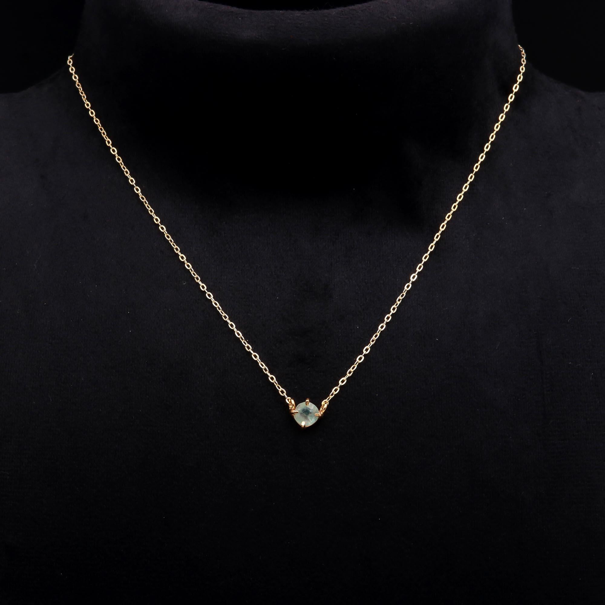 The Earth Nugget: Minimalist Gold Pendant Necklace