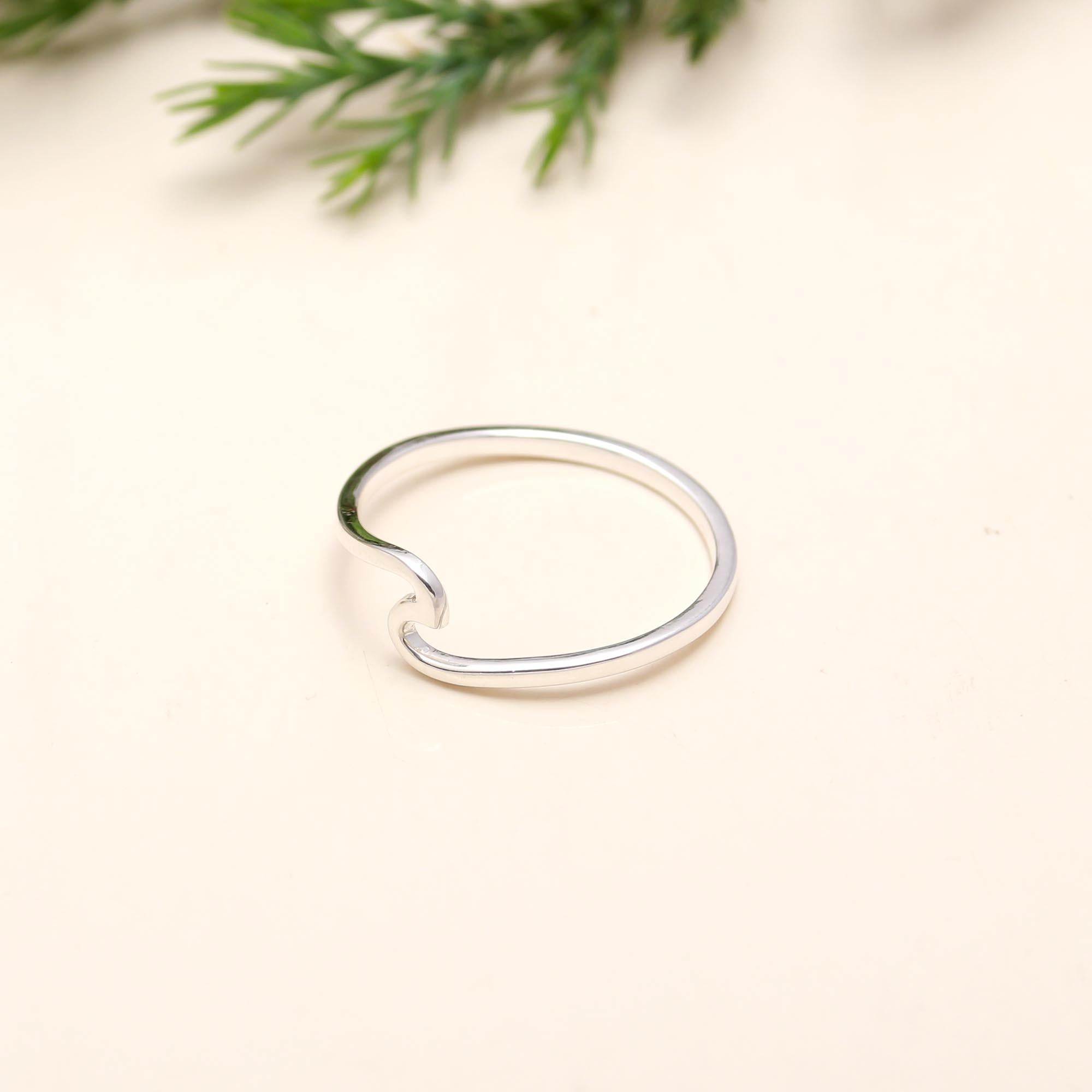 925 Silver Wave Ring