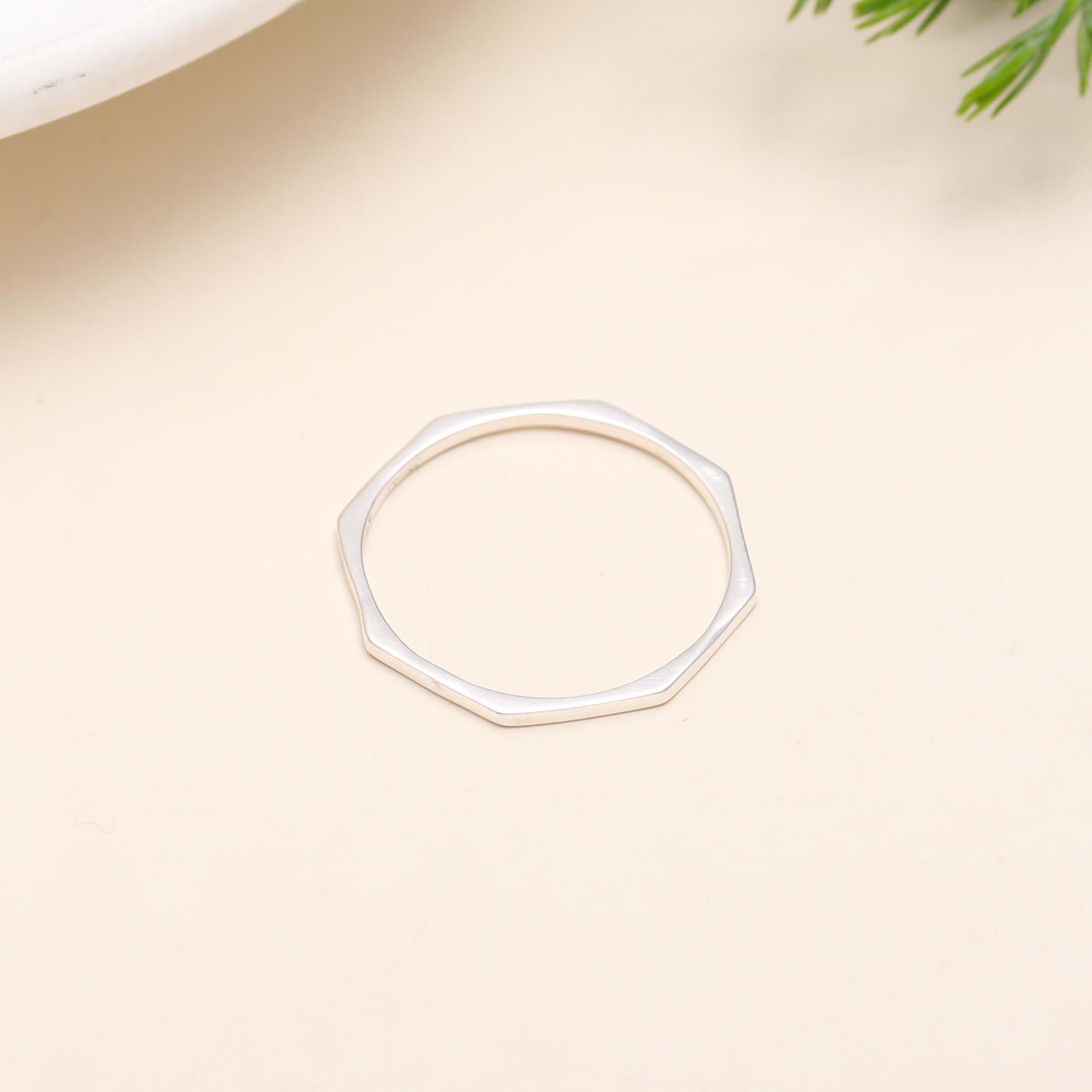 925 Silver Thin Stacking Ring