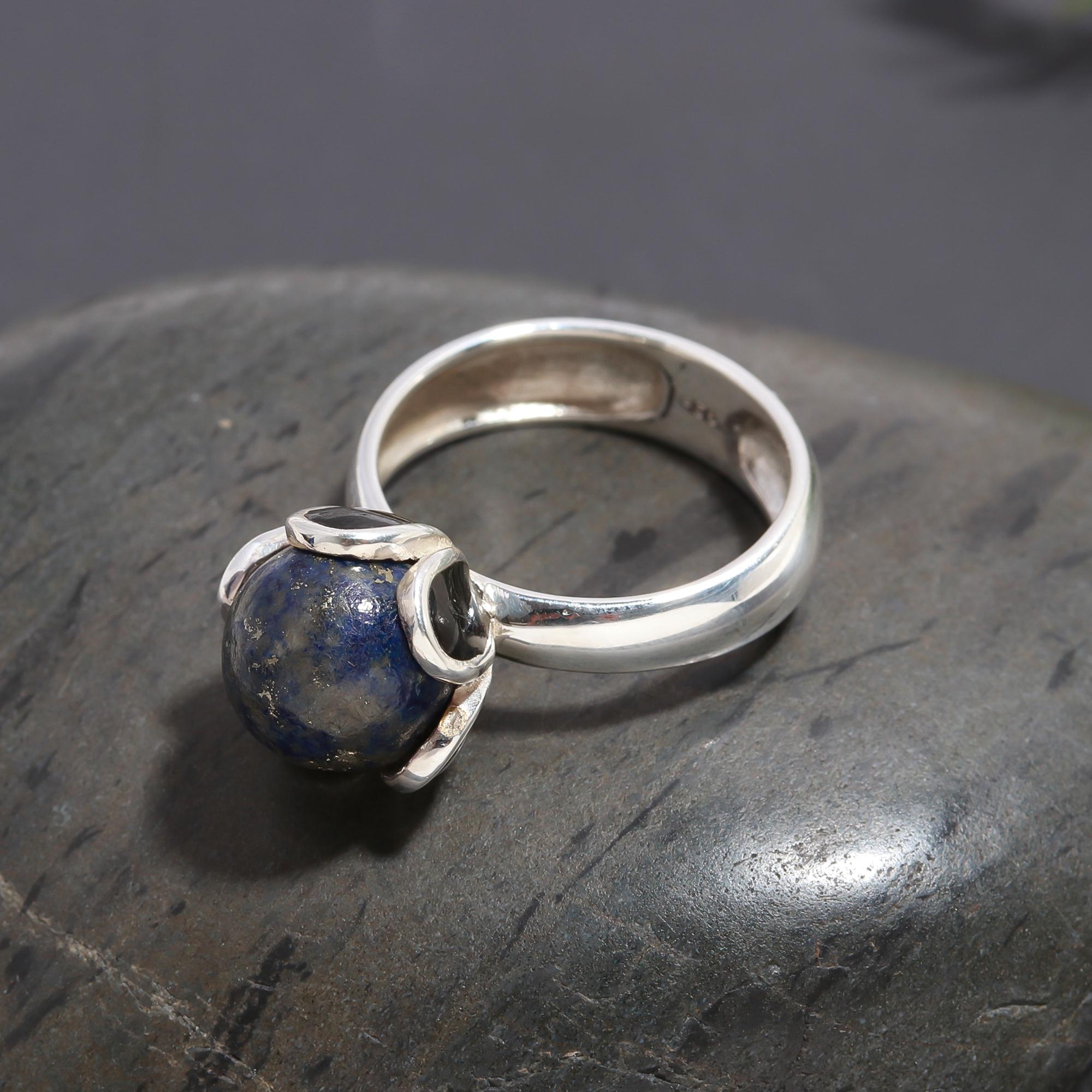 925 Silver Lapis Lazuli Ring