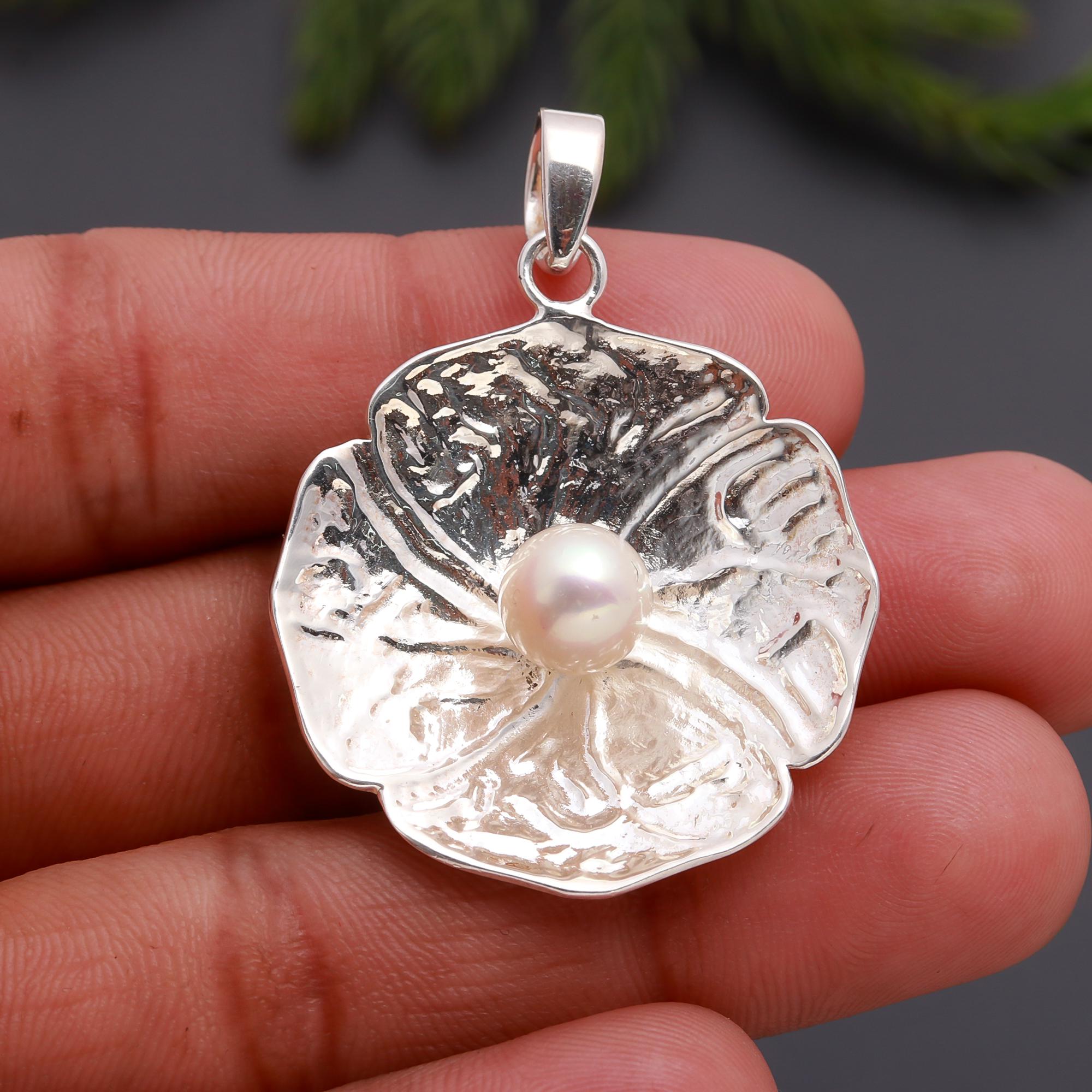 925 Silver Freshwater Pearl Pendant