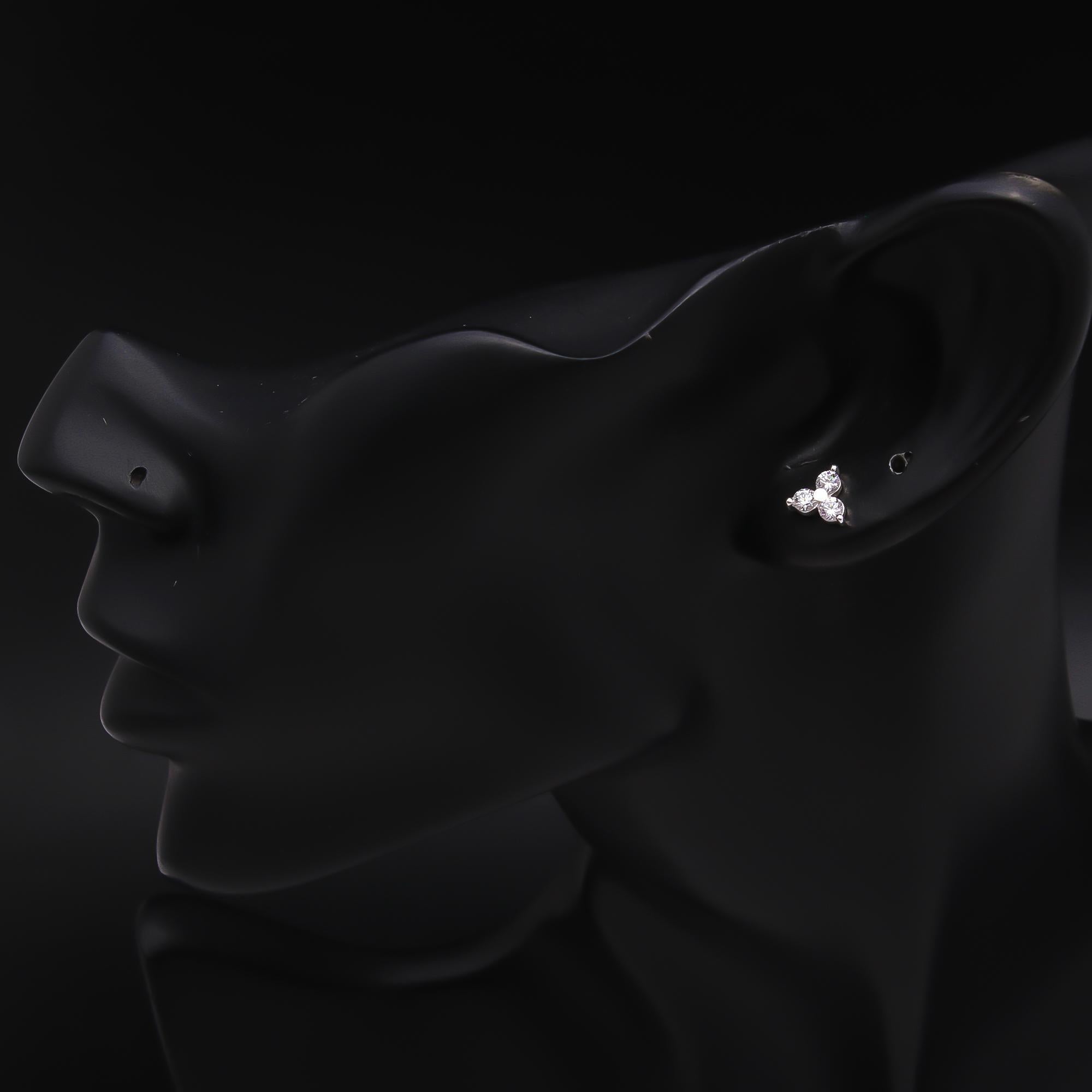 925 Silver Trio Spark Stud Earrings