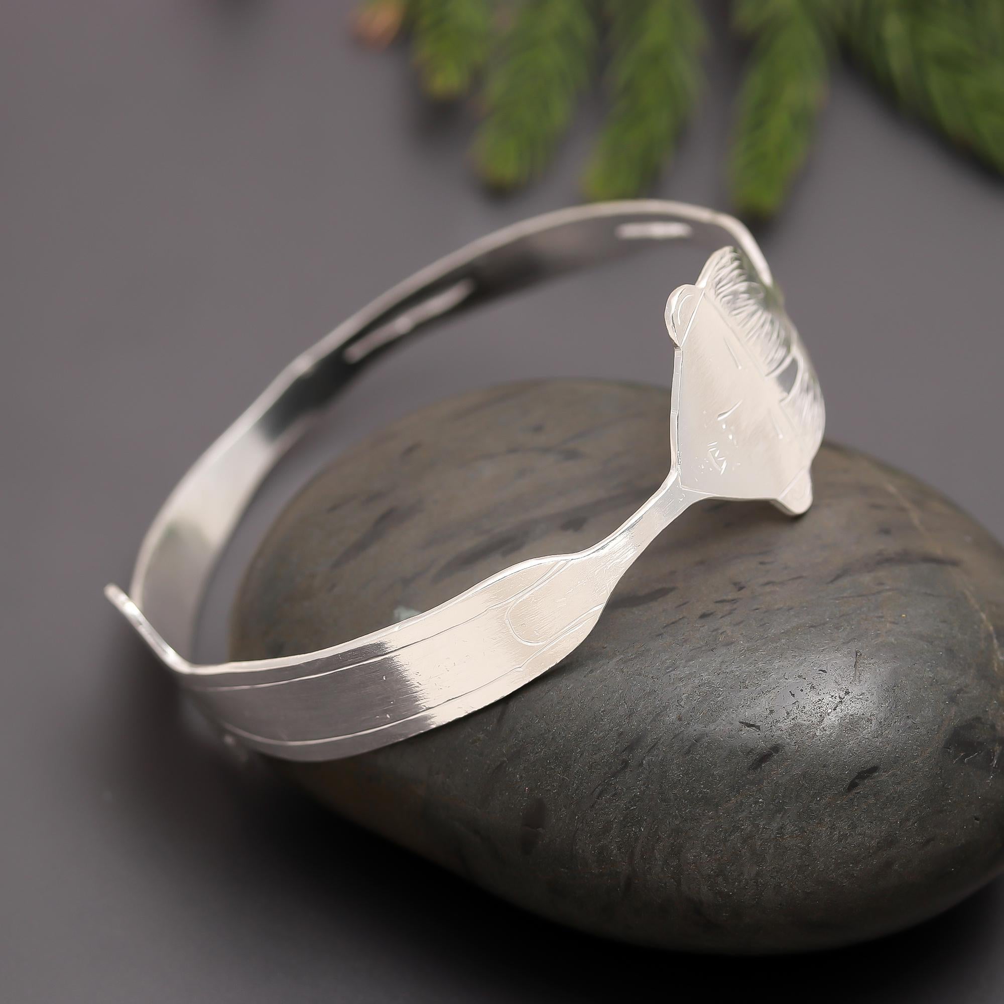 925 Silver Modern Art Bracelet