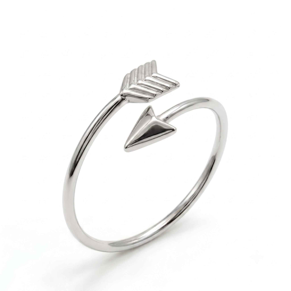 The Guiding Arrow: Two-Tone Wrap Ring
