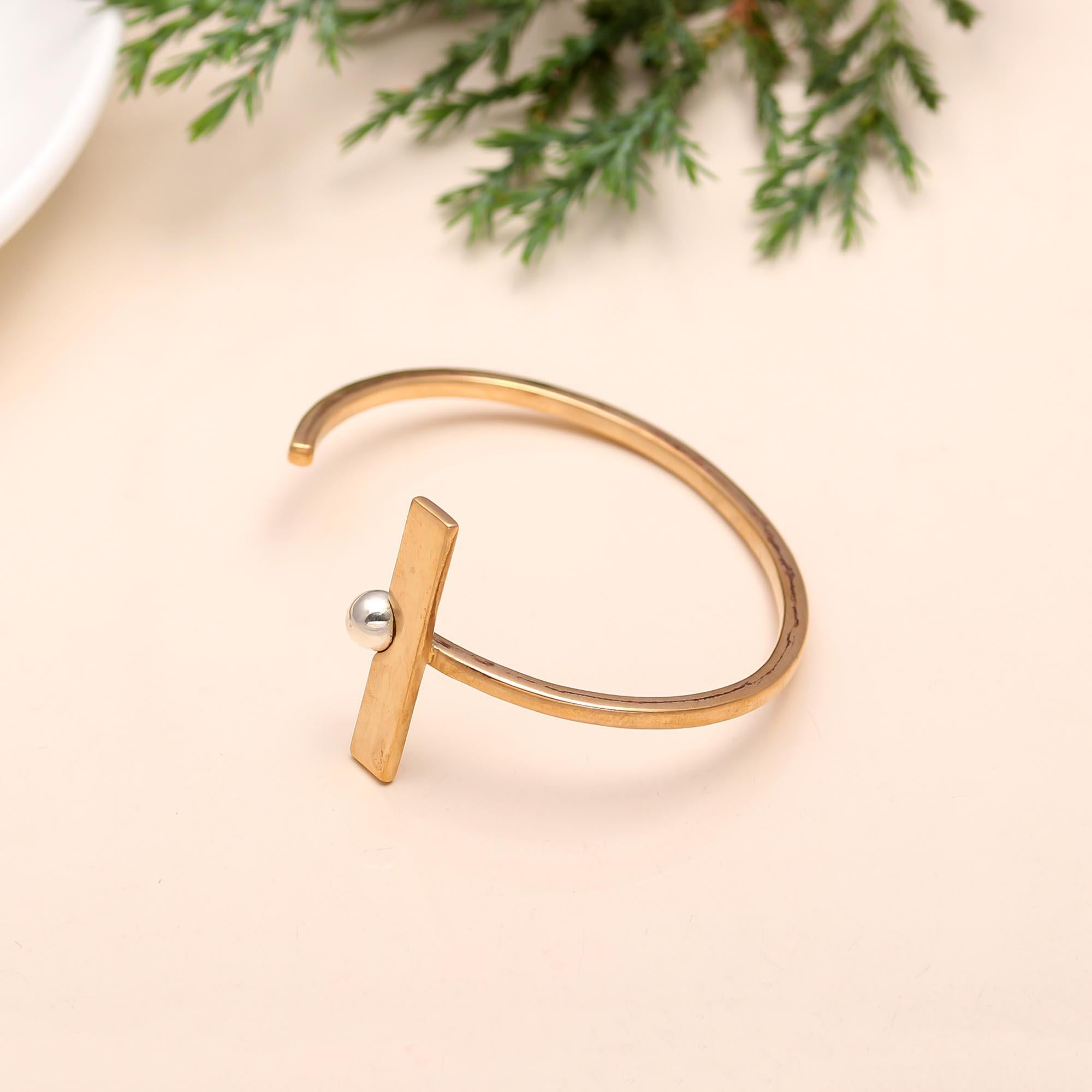 The Modern Dual: Gold Cuff
