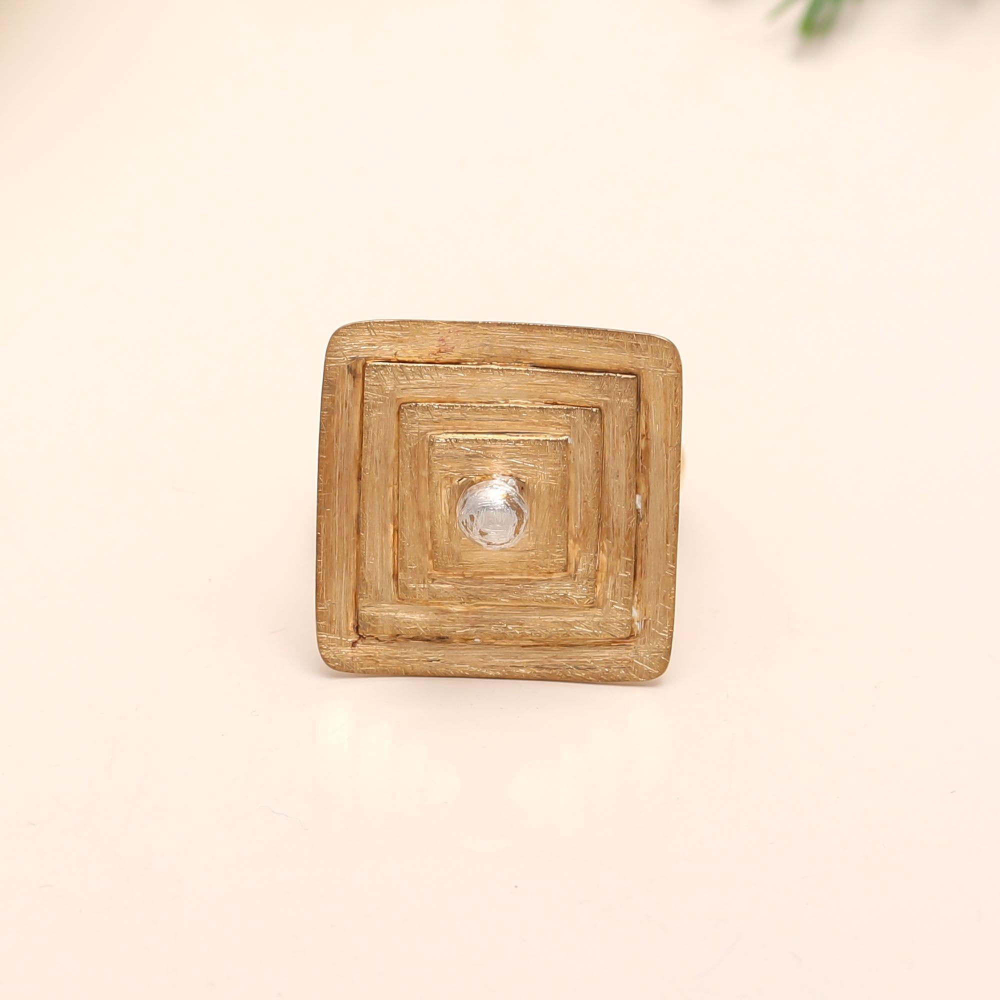 925 Silver Geometric Ring