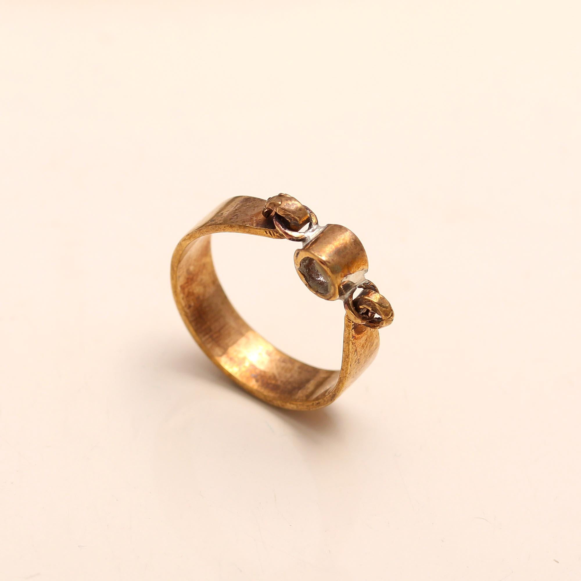 925 Silver Vintage-Style Band Ring