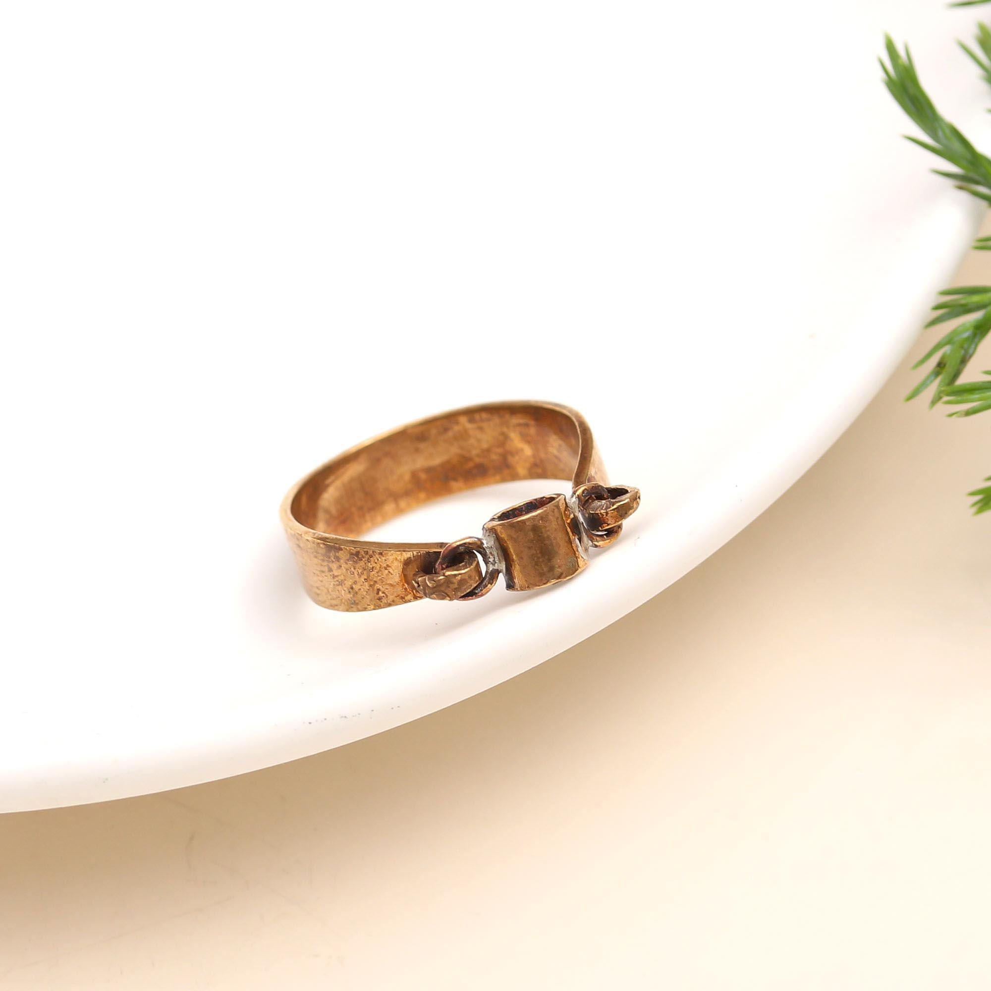 925 Silver Vintage-Style Band Ring