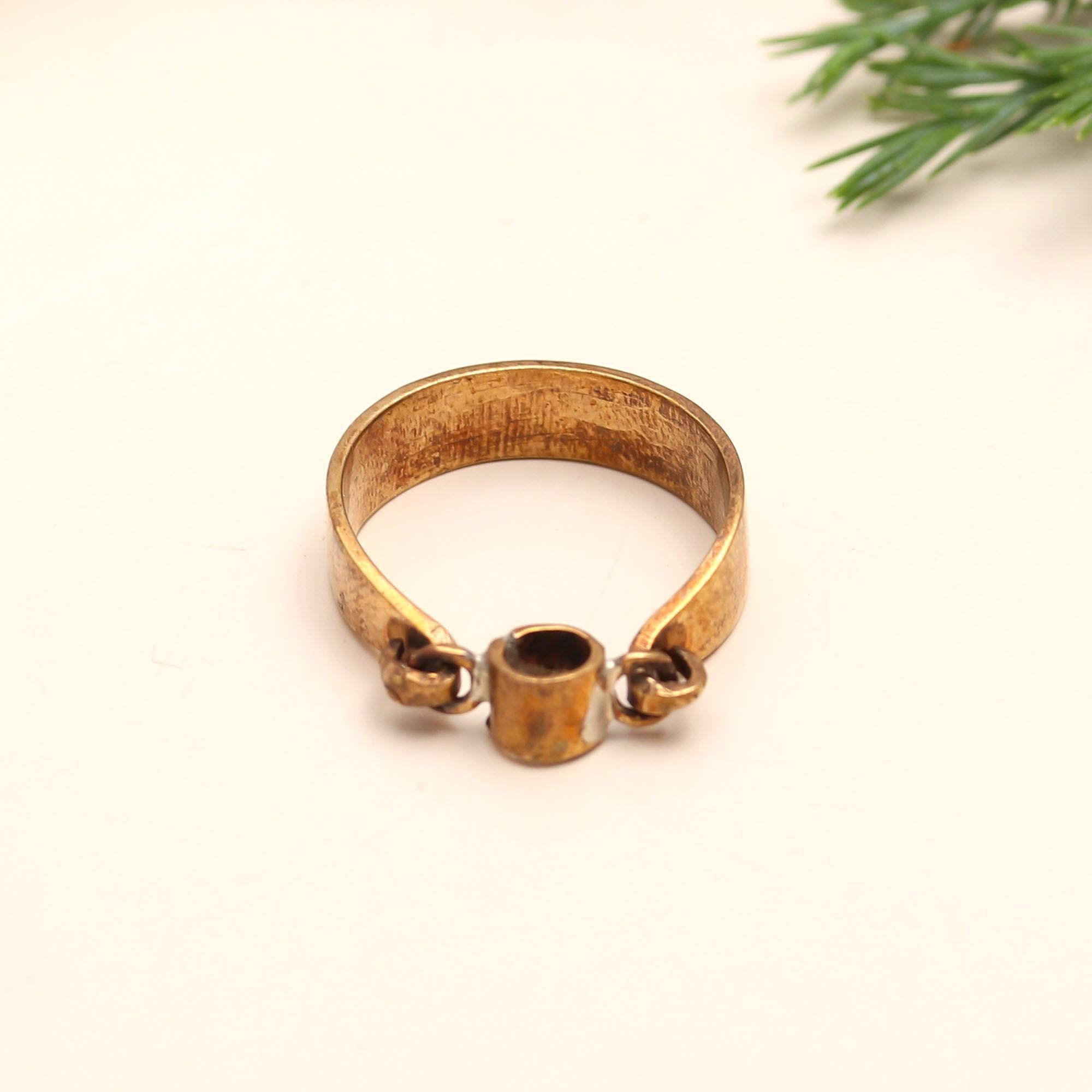 925 Silver Vintage-Style Band Ring