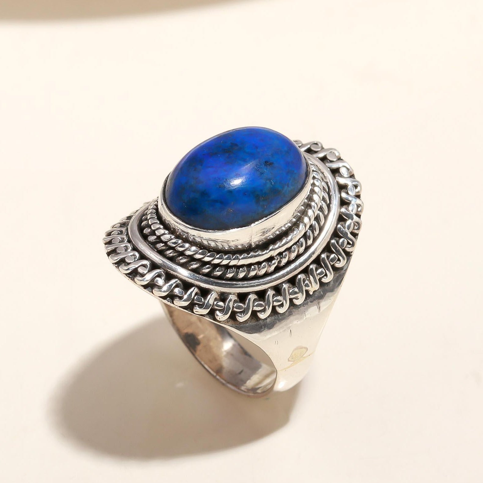 925 Silver Lapis Lazuli Ring