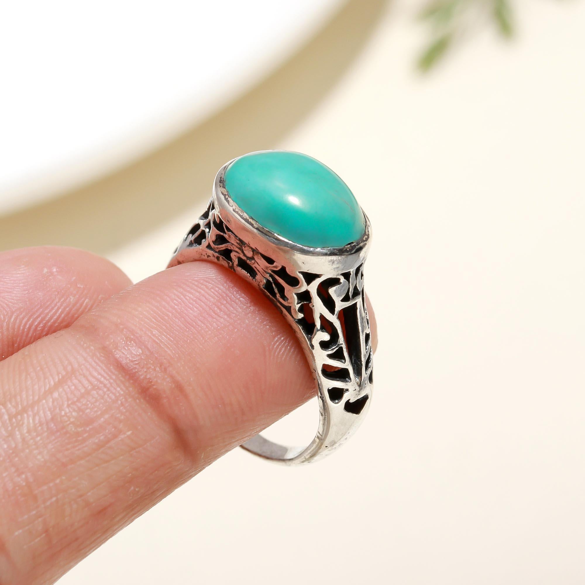 925 Silver Turquoise Ring