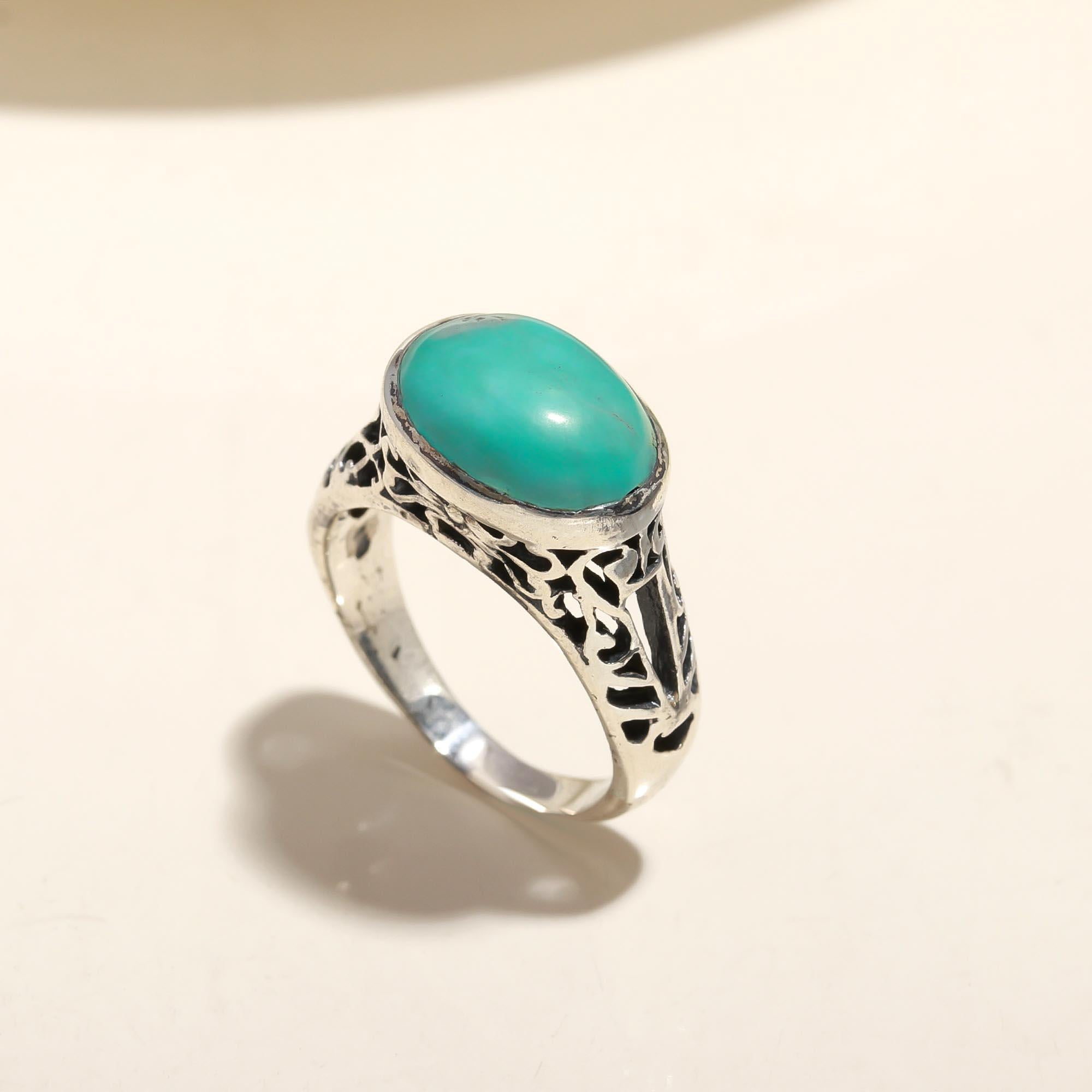 925 Silver Turquoise Ring