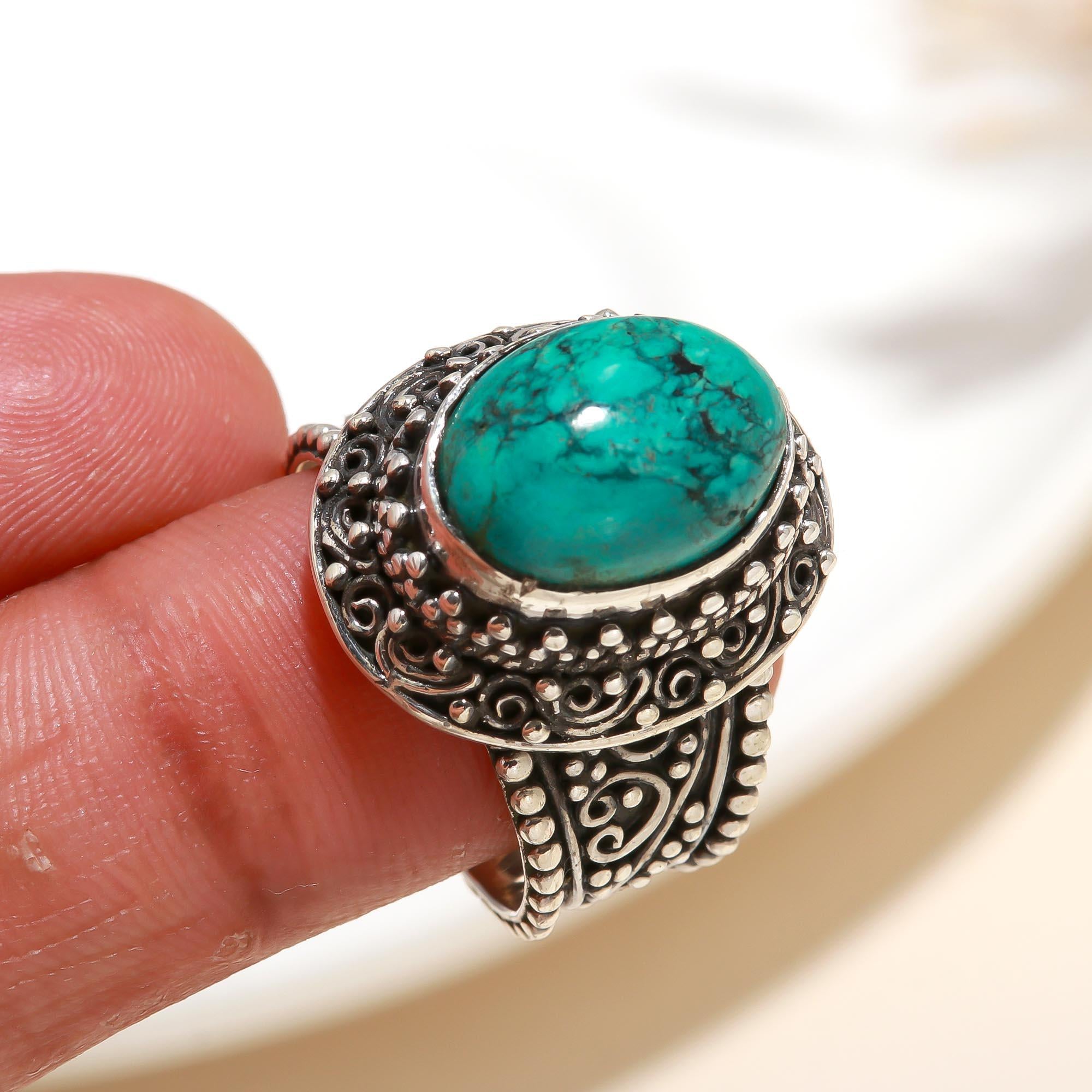 925 Silver Turquoise Ring