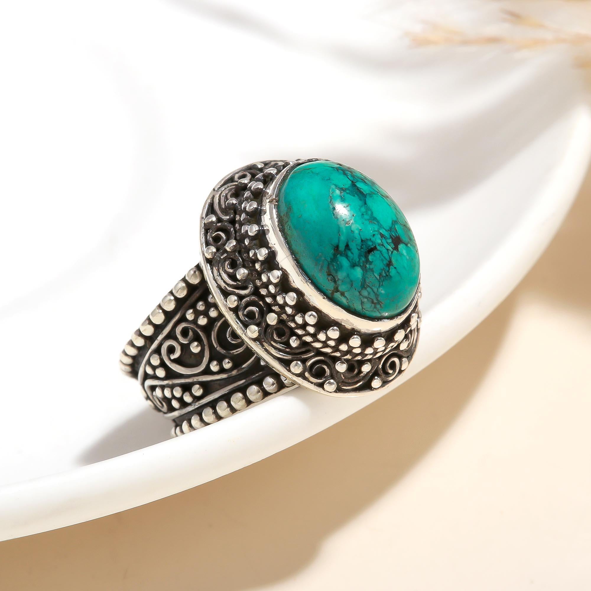 925 Silver Turquoise Ring