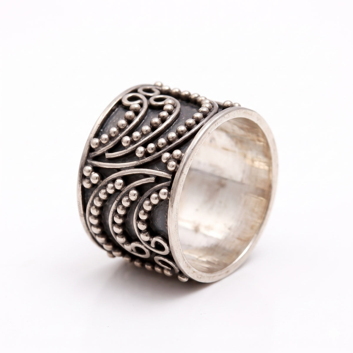 925 Silver Wide Band Ring