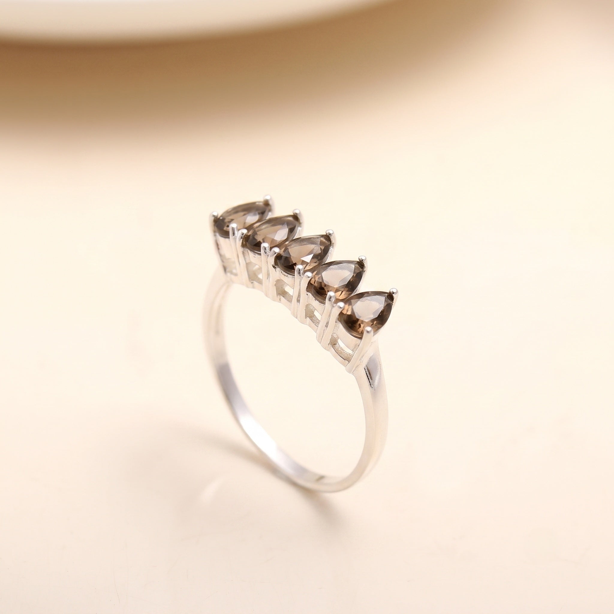 925 Silver Citrine Ring