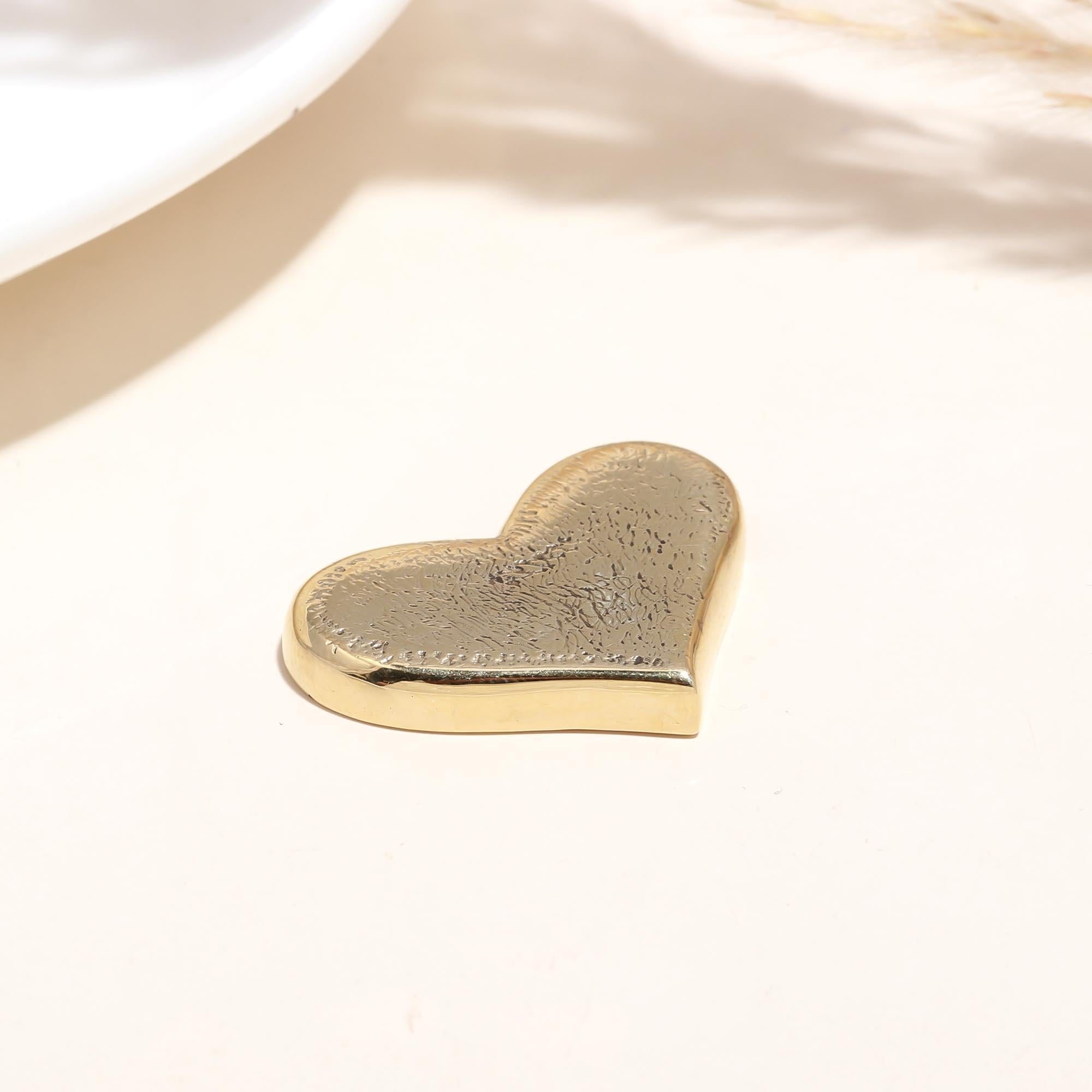 Heart Shaped Golden Pendant