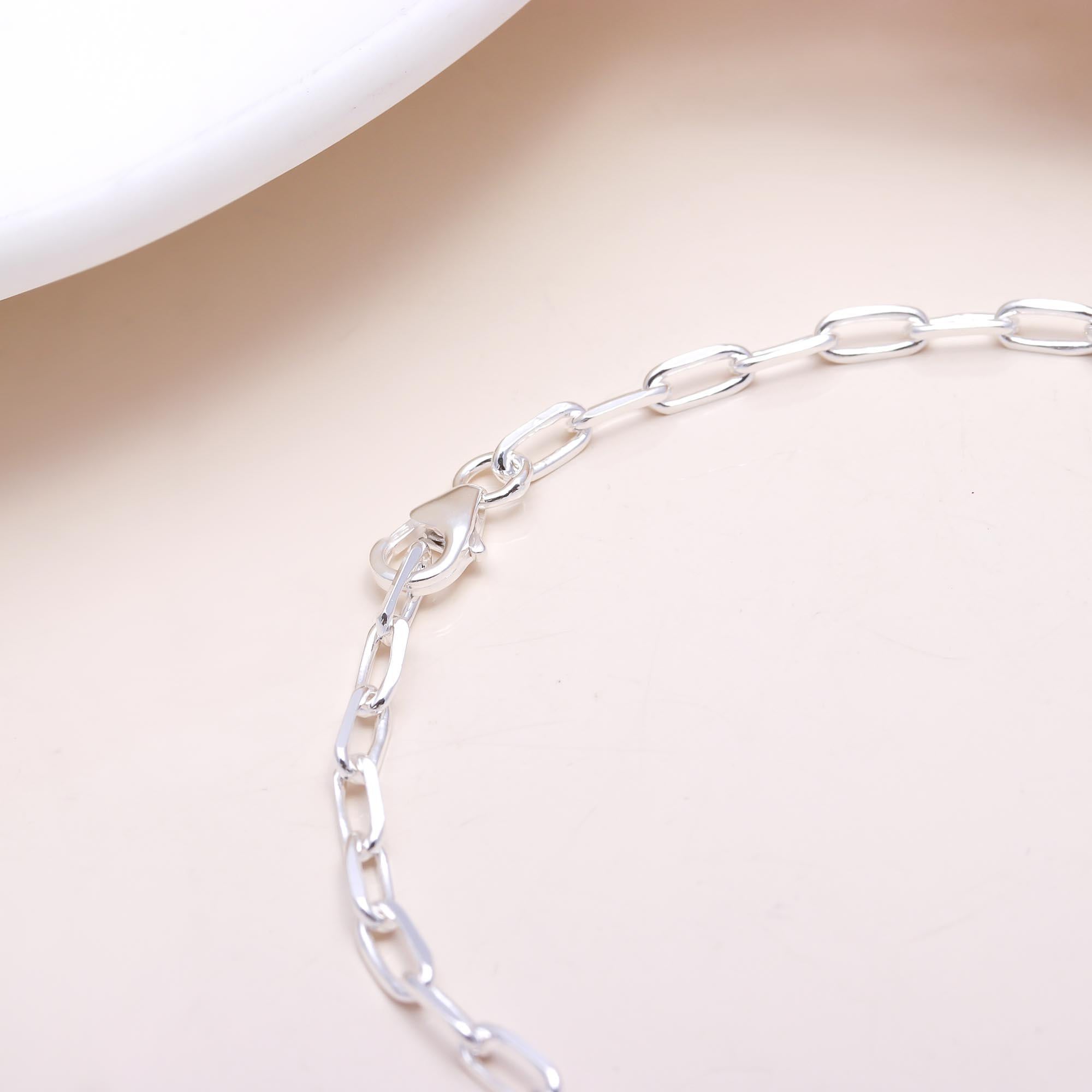 The Sun Tag: Paperclip Chain Sunburst Bracelet