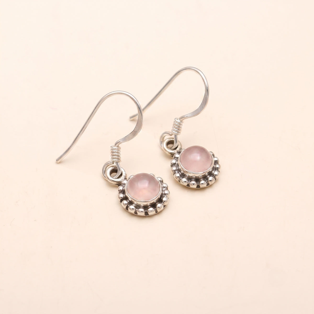 The Verdant Halo: Sterling Silver Peridot Drop Earrings