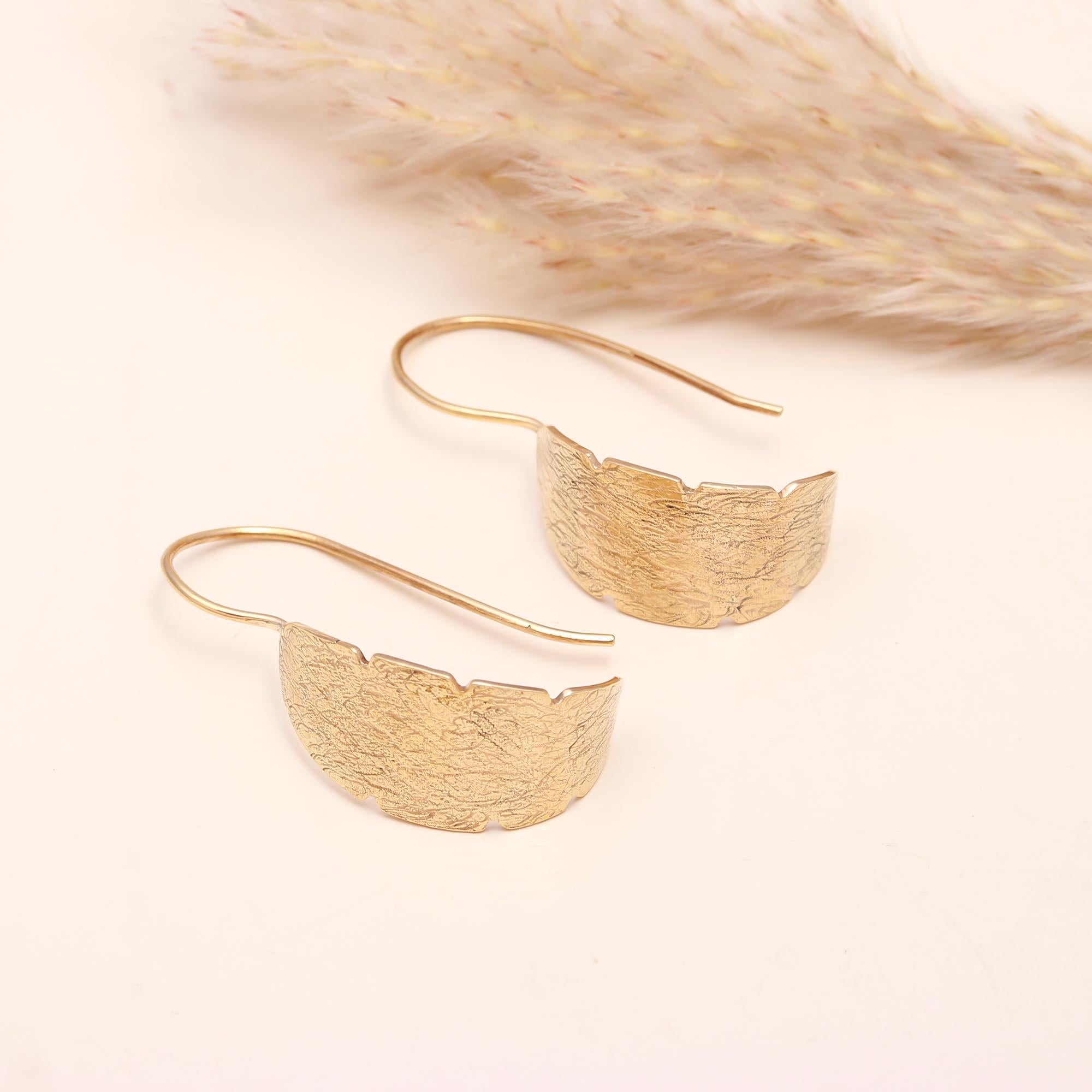 925 Sterling Silver Textured Shield Earrings