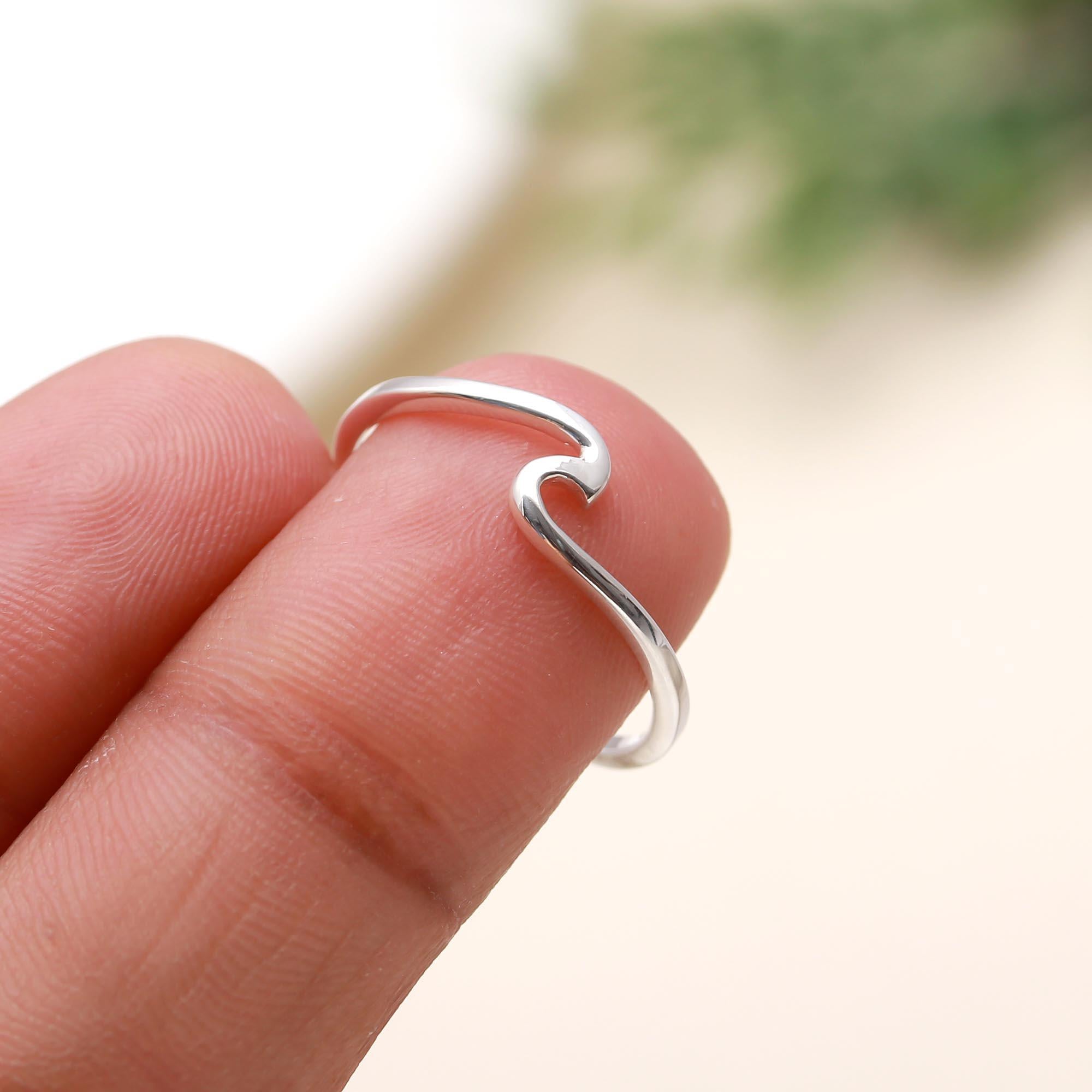 925 Silver Wave Ring