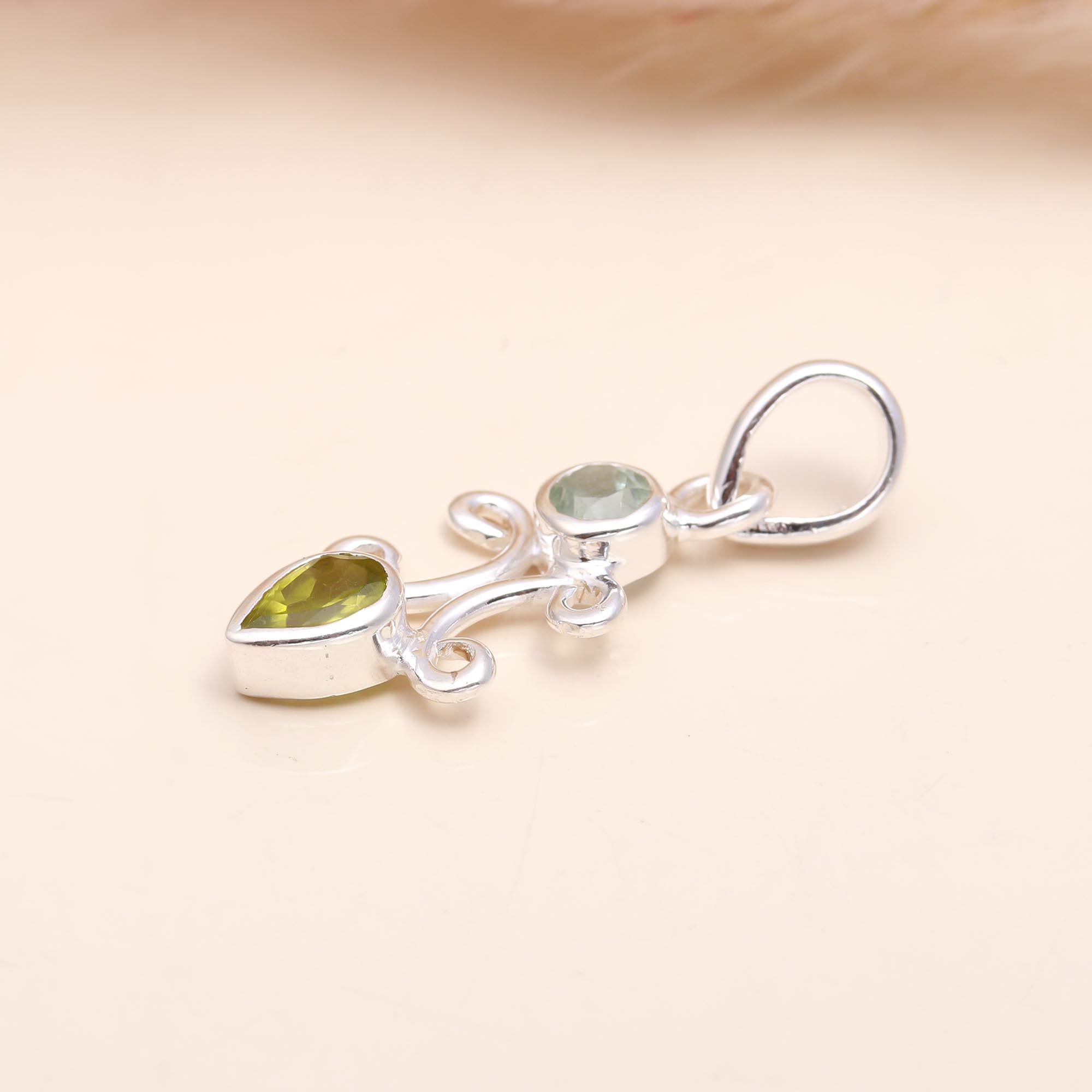 The Pastel Scroll: Silver Filigree Totem Pendant