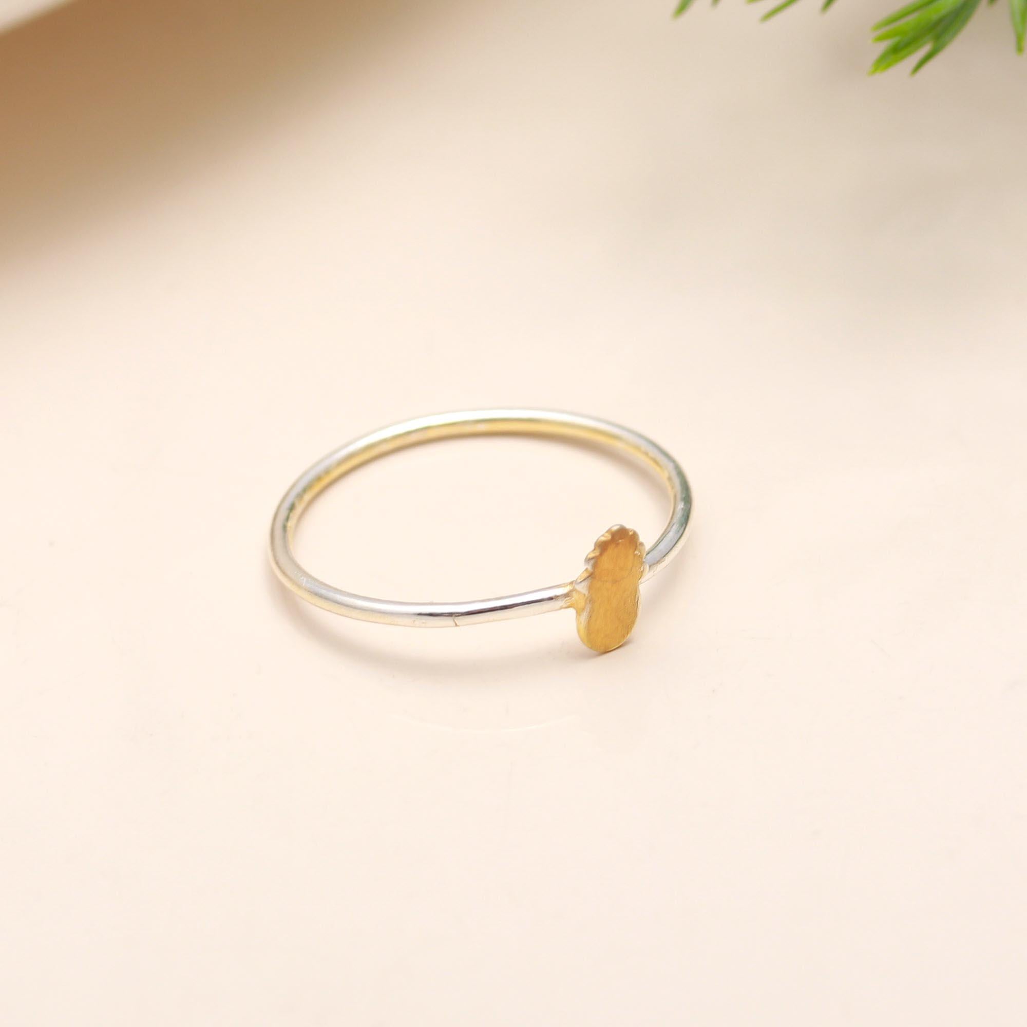 925 Silver Pineapple Charm Ring