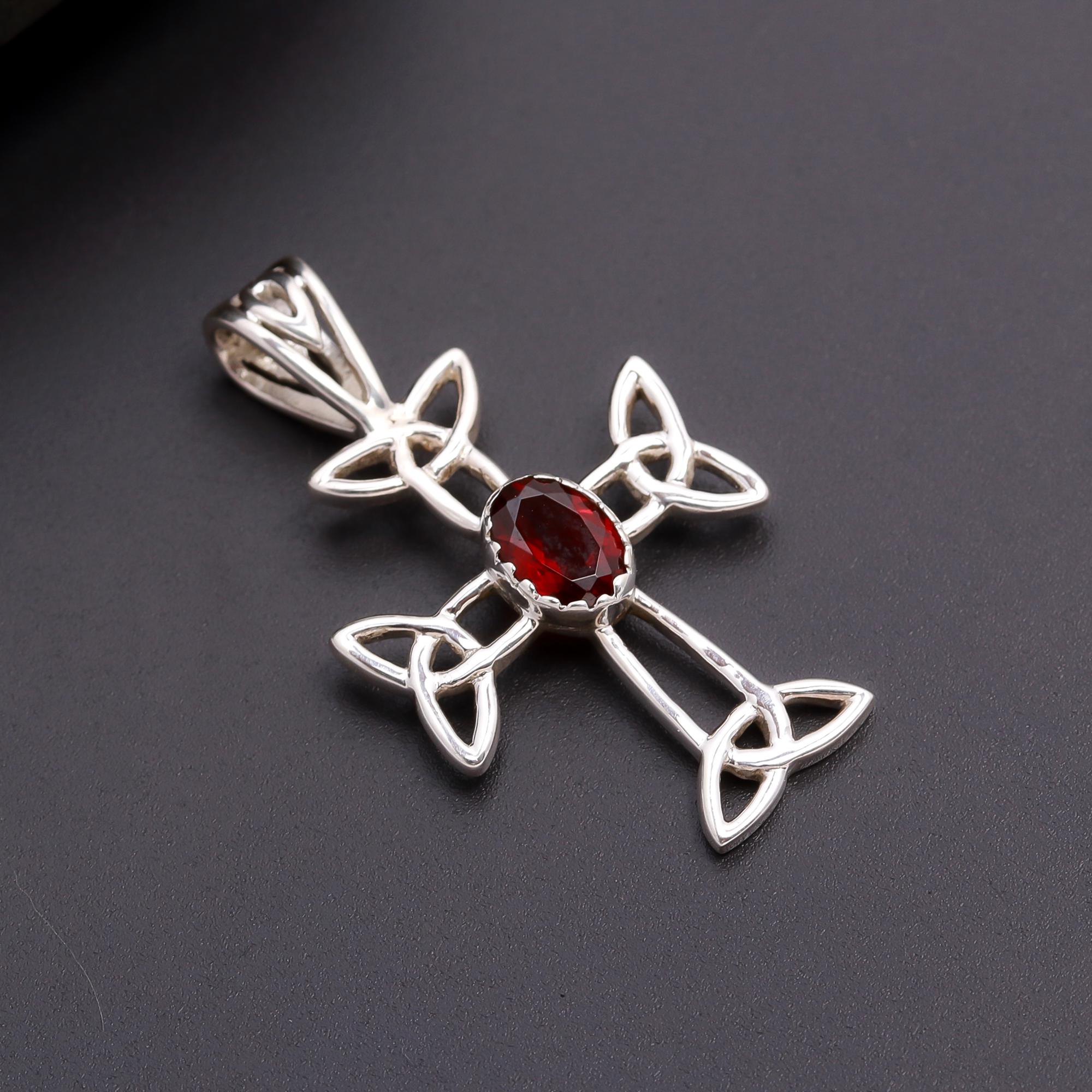 925 Silver Celtic Cross Pendant