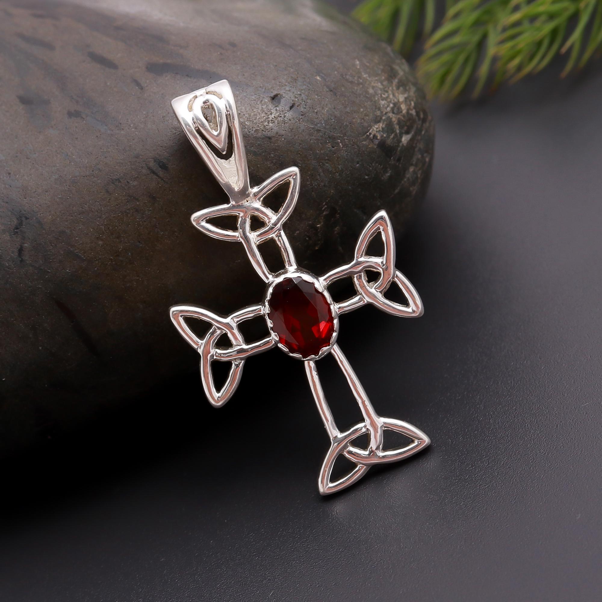 925 Silver Celtic Cross Pendant