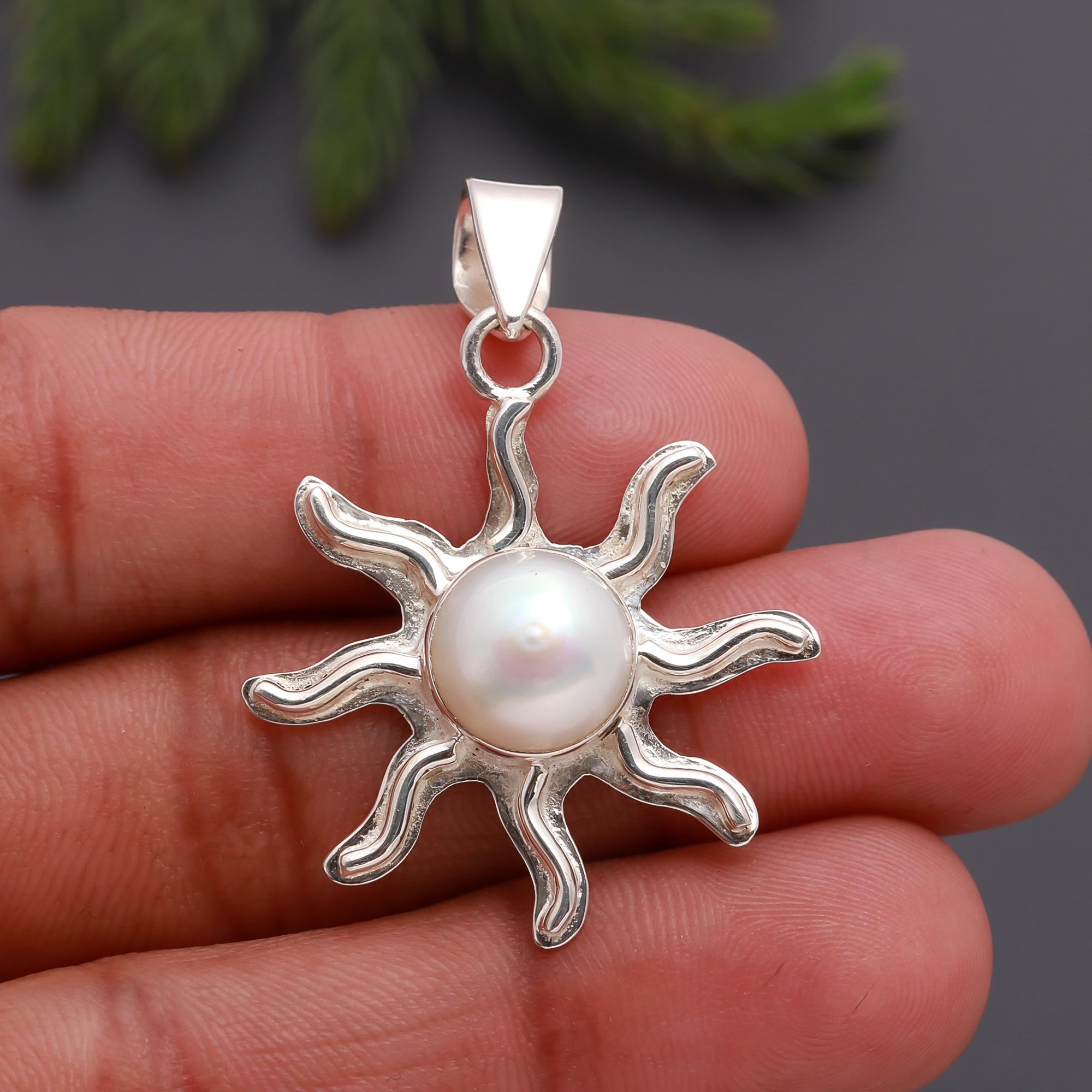 925 Silver Sun Pendant