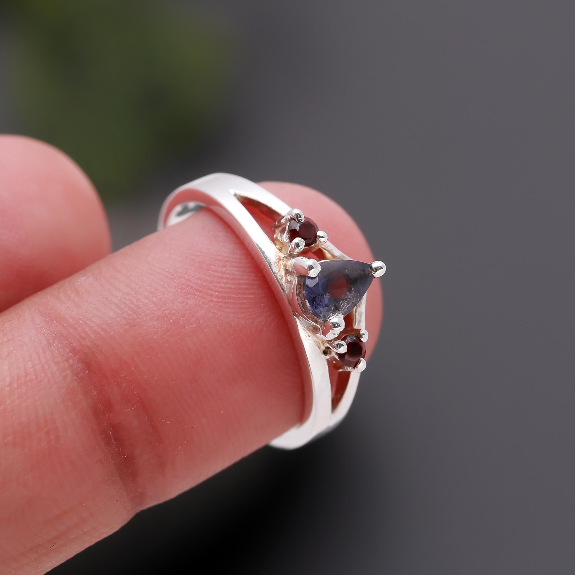 925 Silver Split Band Ring