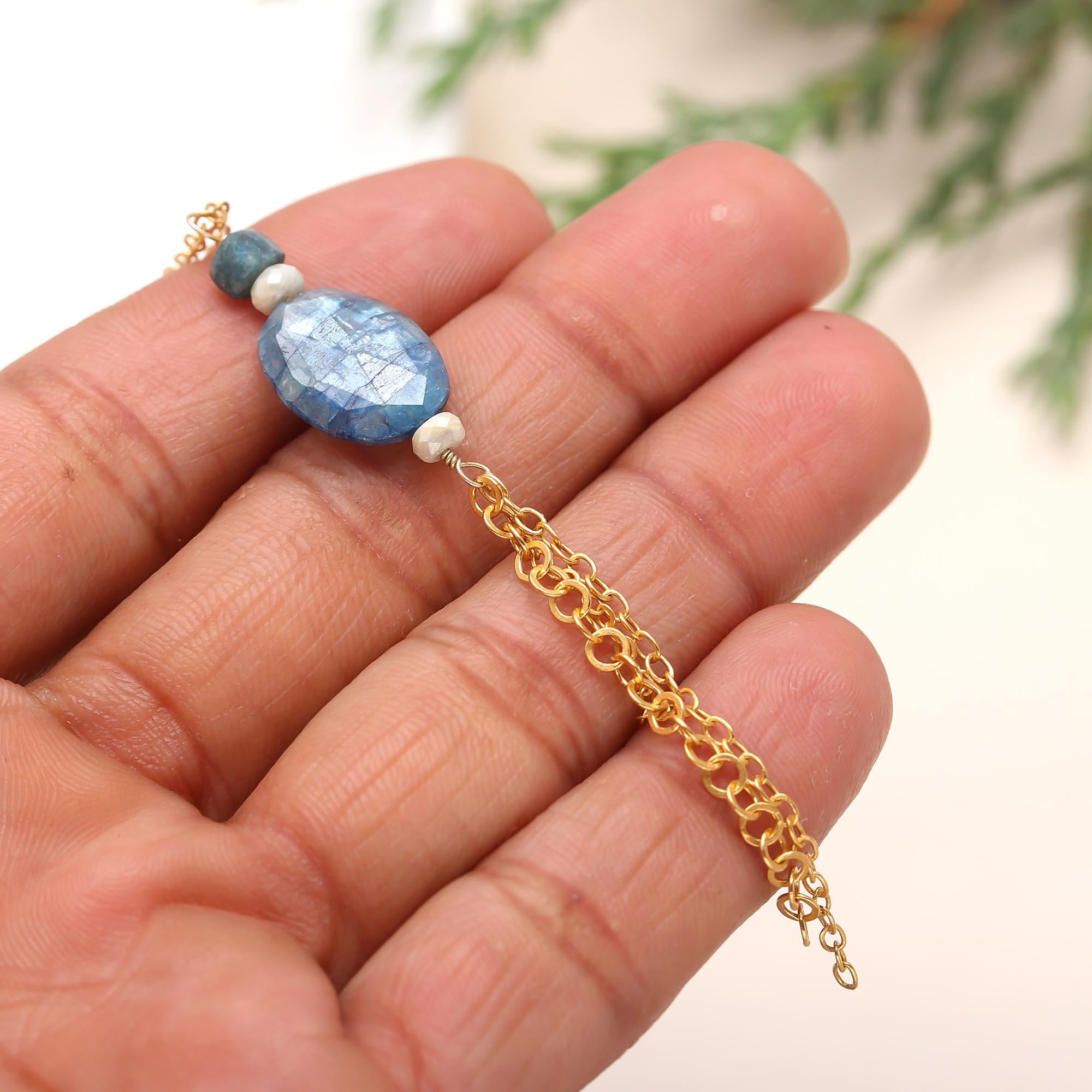 925 Silver Chain Tassel Pendant Necklace