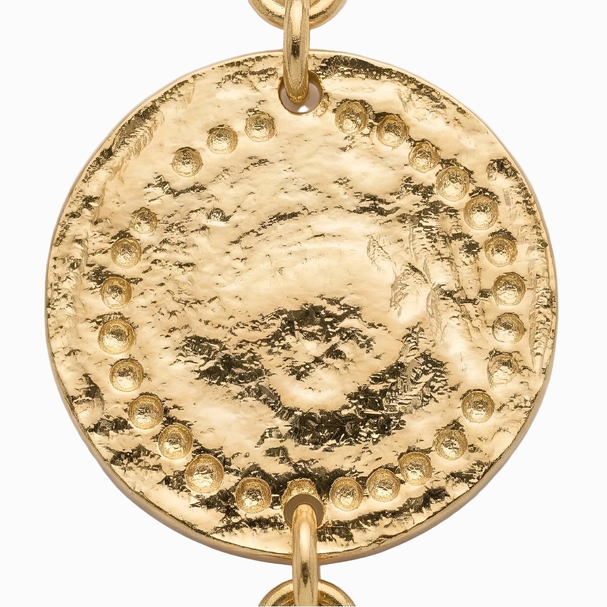 The Denarius Chain: Roman Coin Disc Station Bracelet