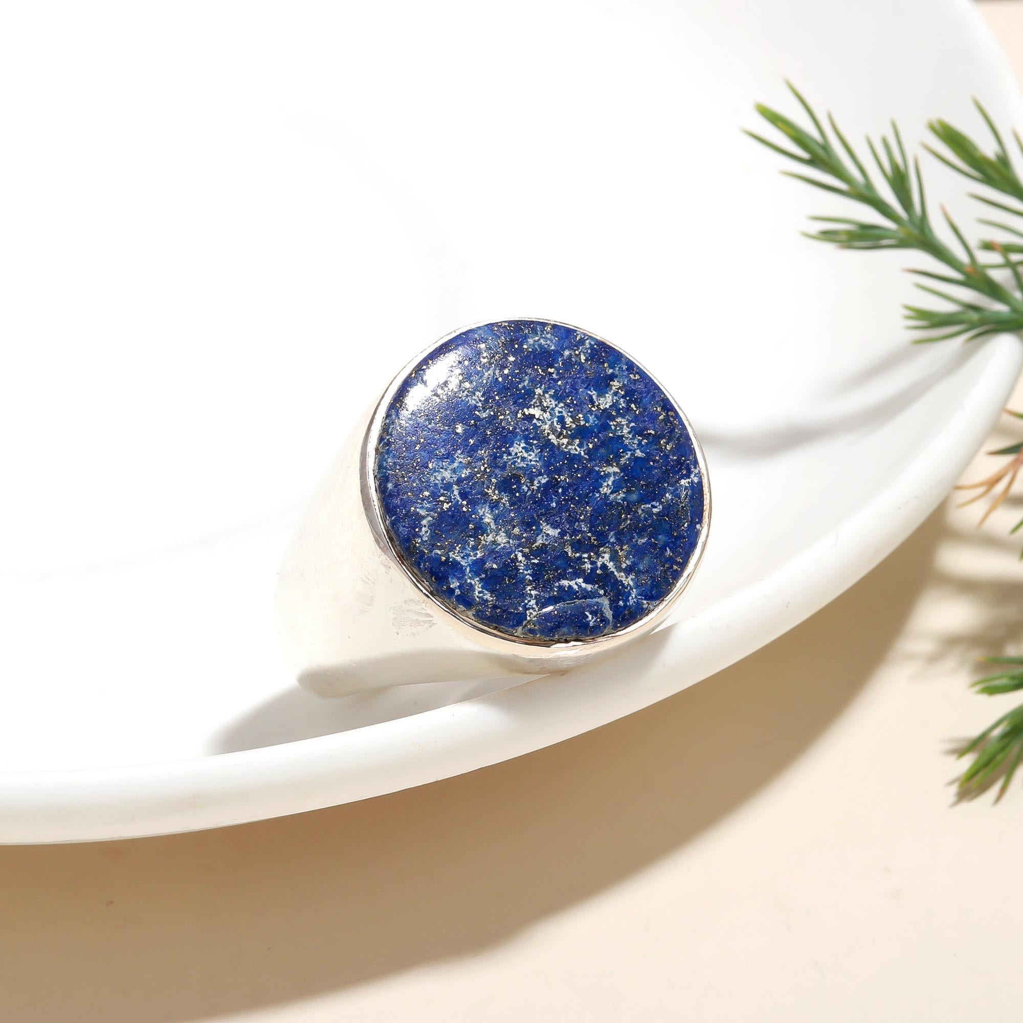 925 Silver Lapis Lazuli Ring