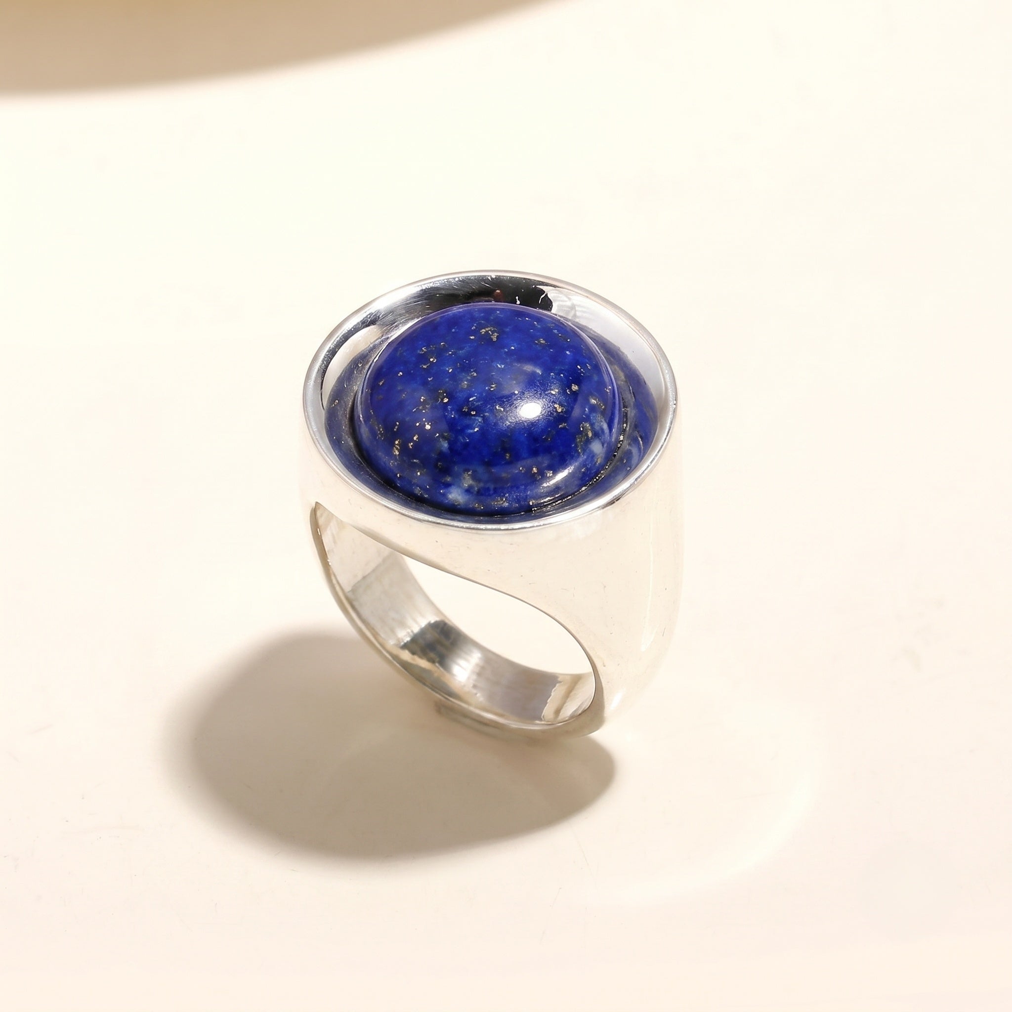 925 Silver Round Turquoise Ring