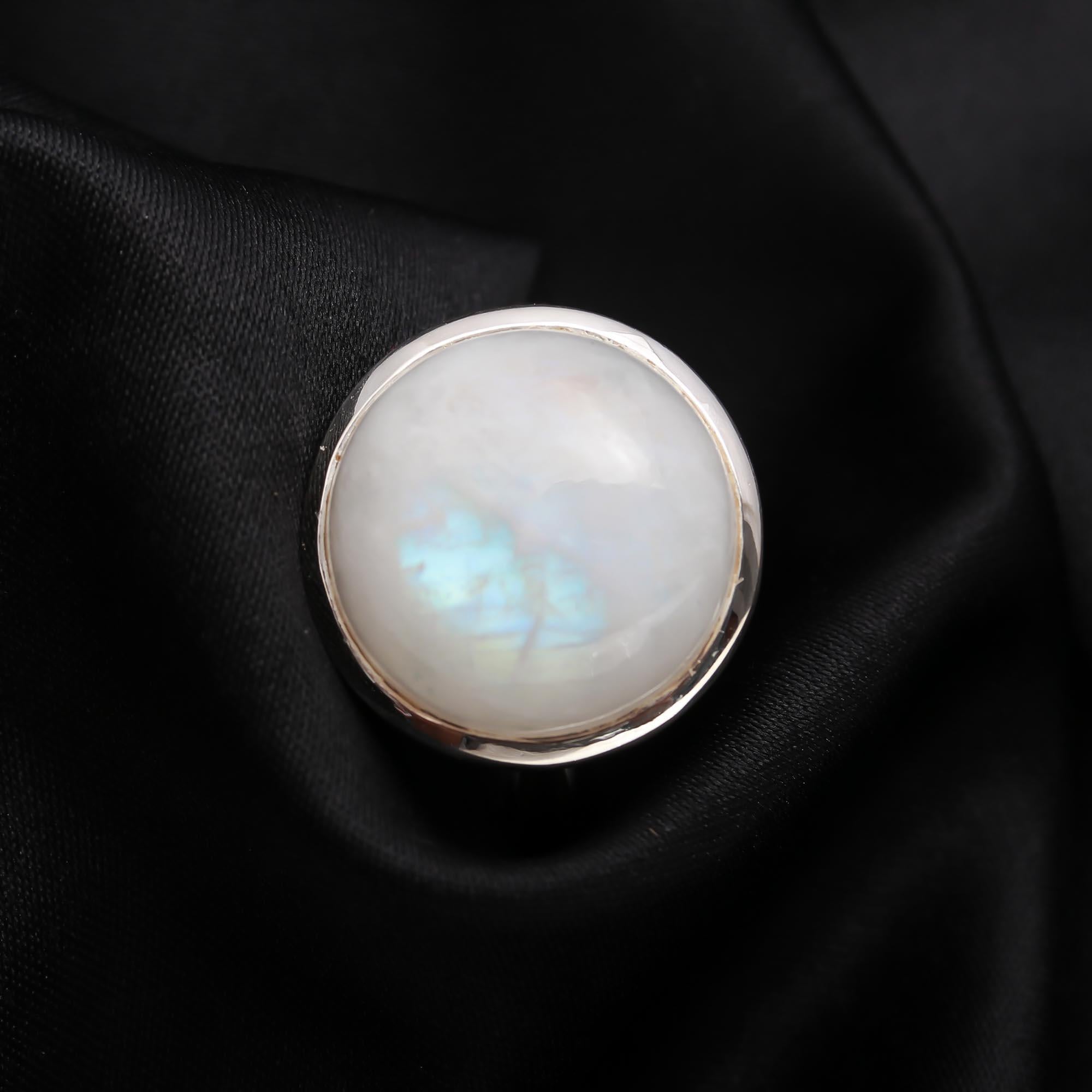 925 Silver Moonstone Ring