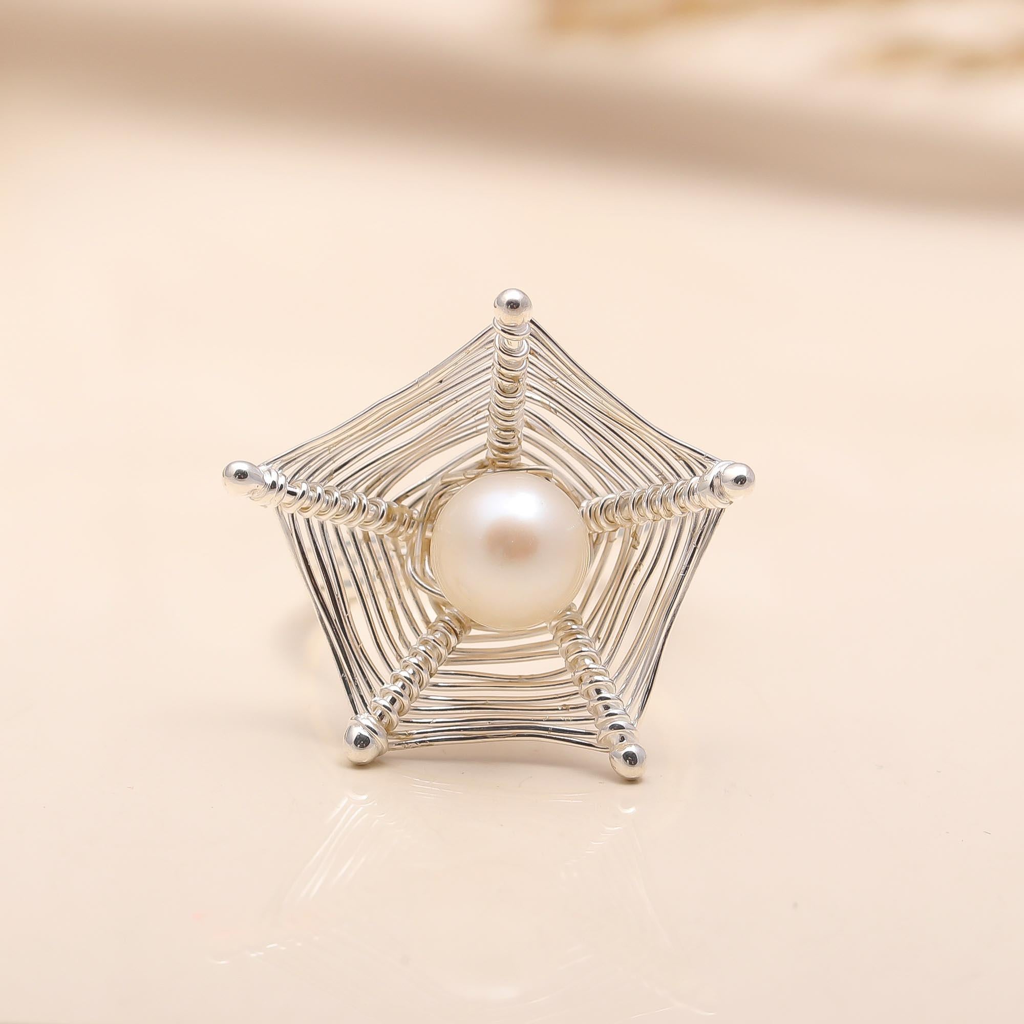 925 Silver Freshwater Pearl Ring
