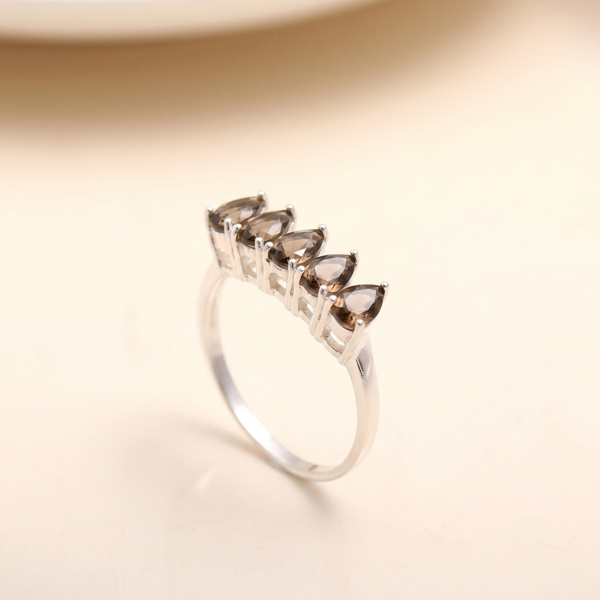 925 Silver Citrine Ring