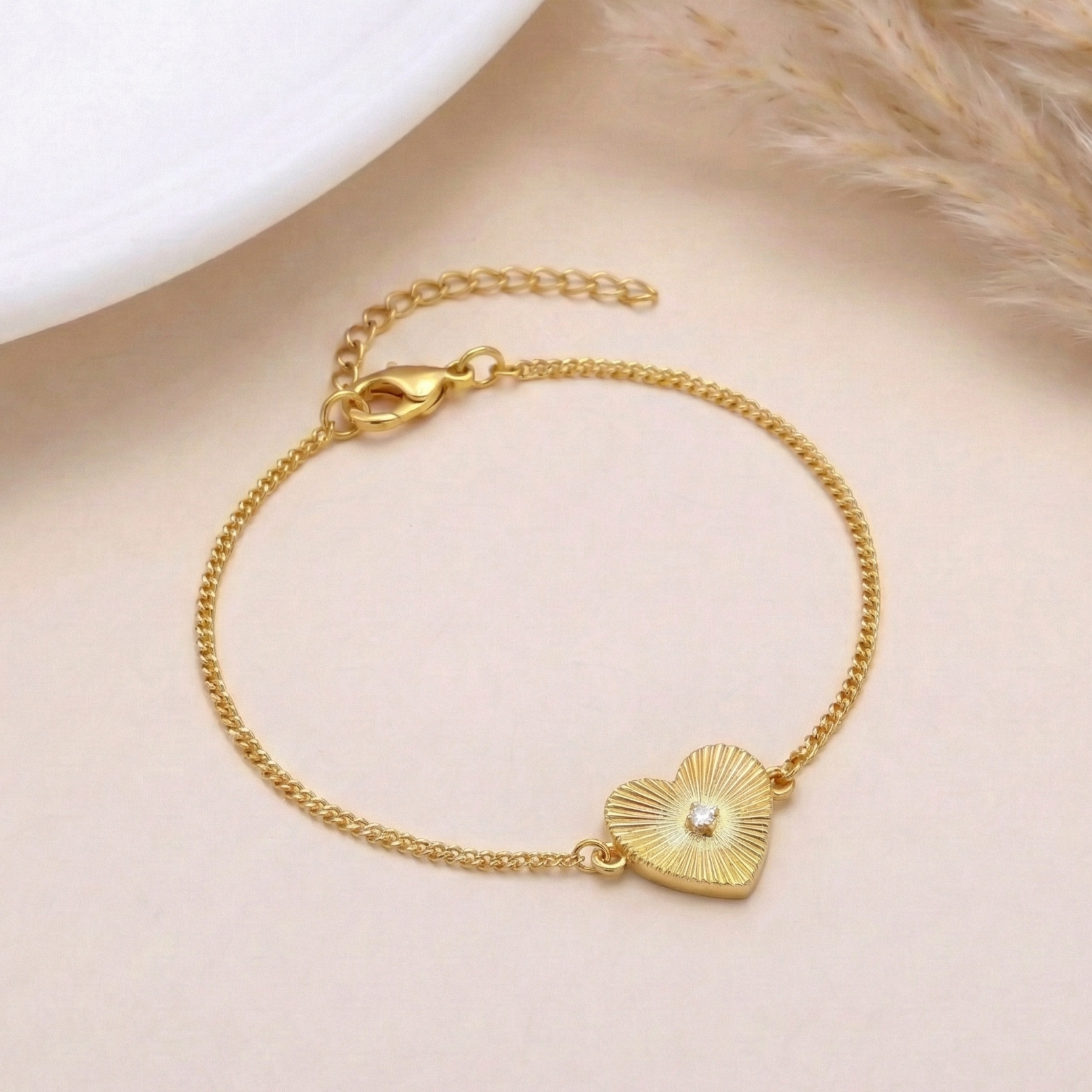 The Radiant Heart: Sunburst Gold 4-Piece Jewelry Gift Set