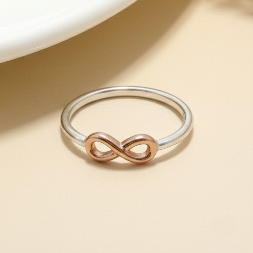 The Forever Knot: Two-Tone Infinity Promise Ring