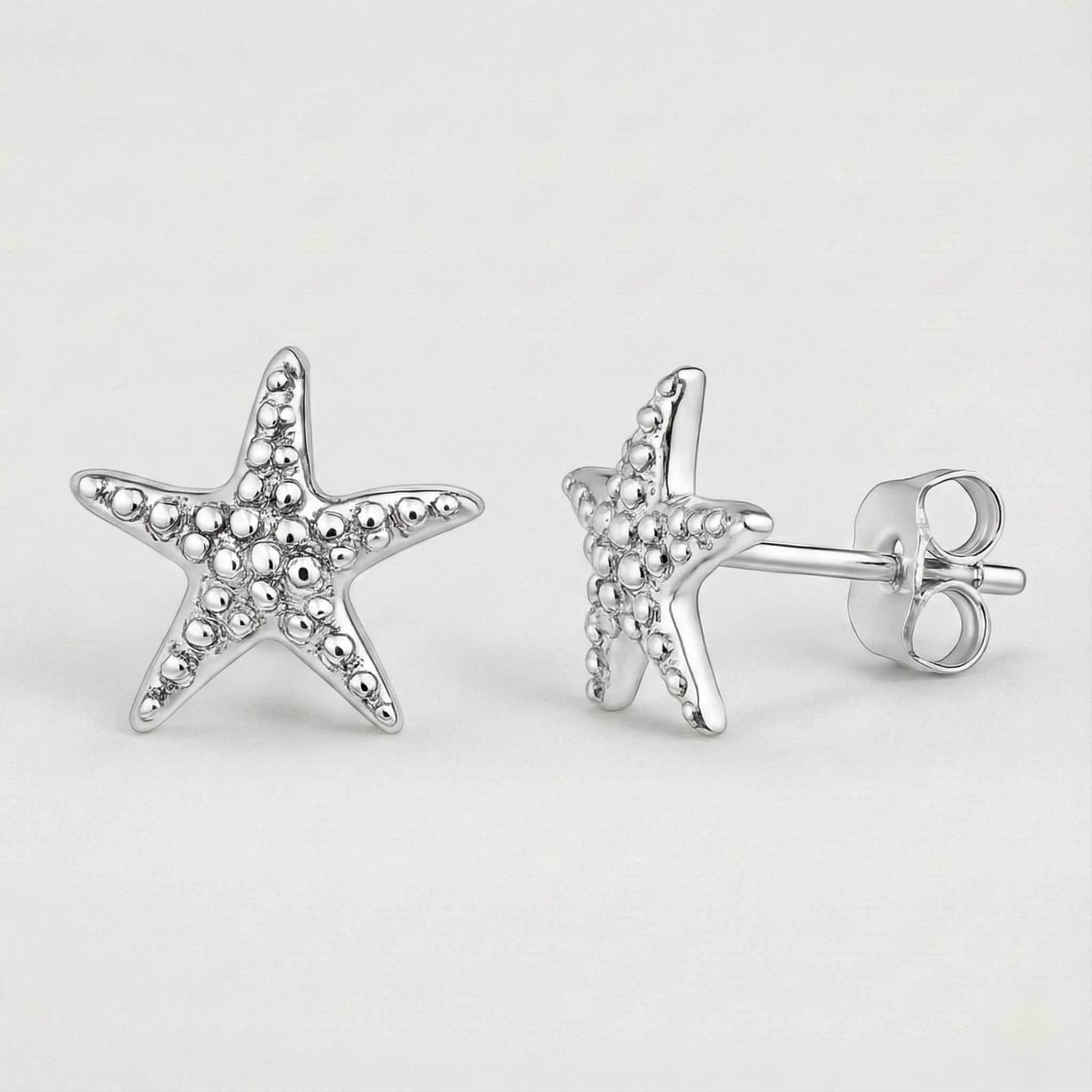 The Starfish Studs: Textured Sea Star Stud Earrings