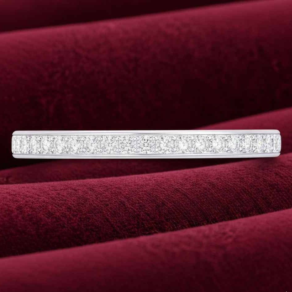 The Endless Sparkle: 1.36ct Moissanite Full Eternity Band