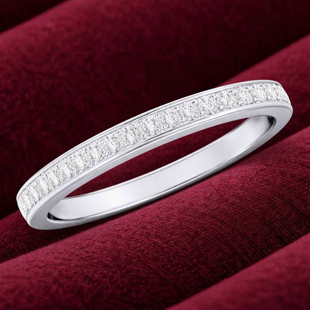 The Endless Sparkle: 1.36ct Moissanite Full Eternity Band